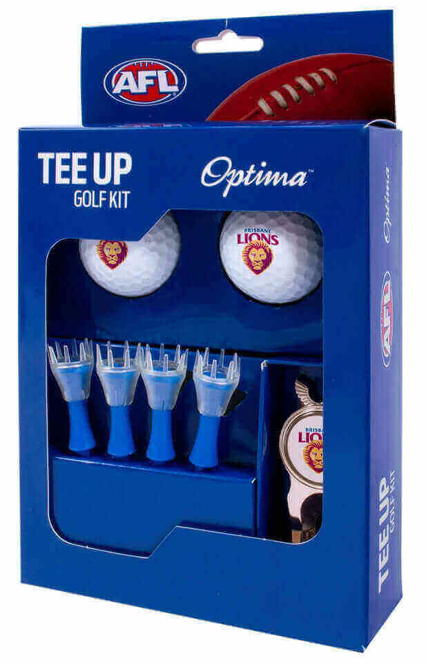 BRISBANE LIONS AFL TEE UP GIFT PACK_BRISBANE LIONS_ STUBBY CLUB