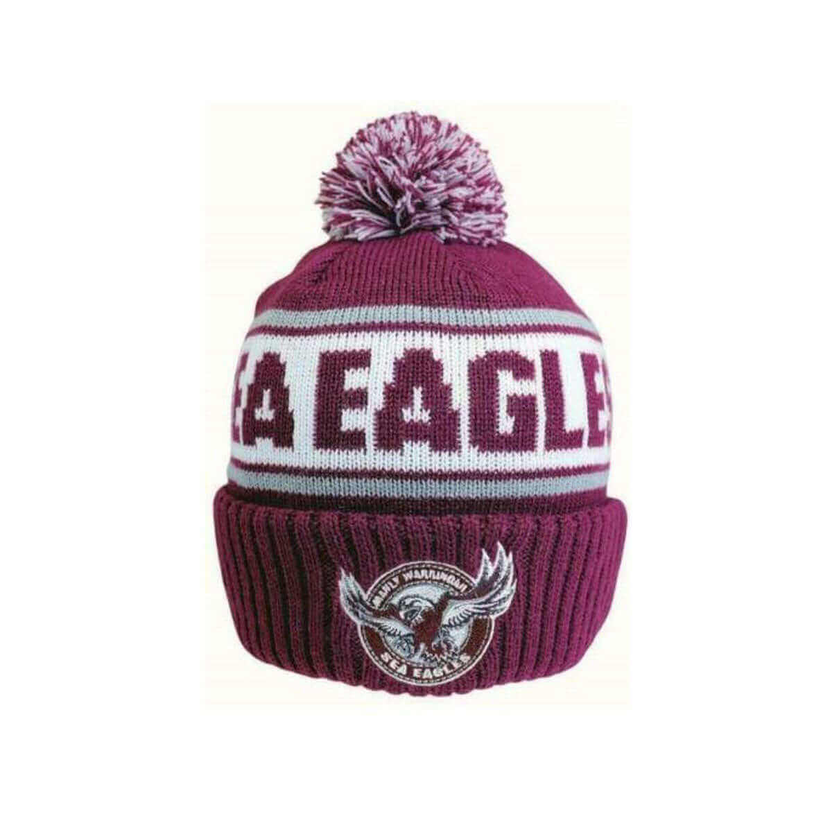 MANLY SEA EAGLES NRL STRIKER BEANIE_MANLY SEA EAGLES_STUBBY CLUB