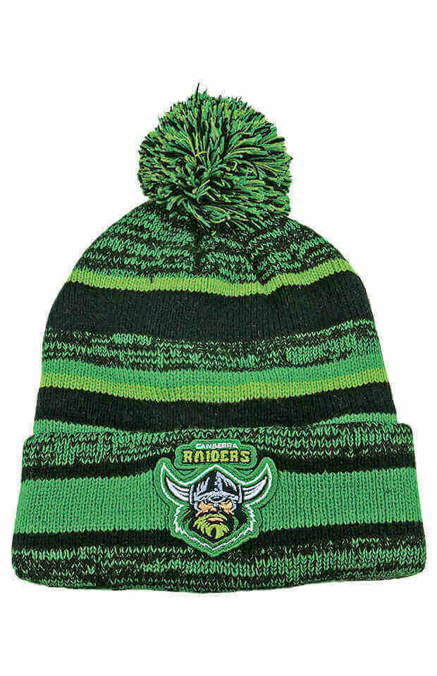 CANBERRA RAIDERS NRL DYNAMO BEANIE_CANBERRA RAIDERS_ STUBBY CLUB