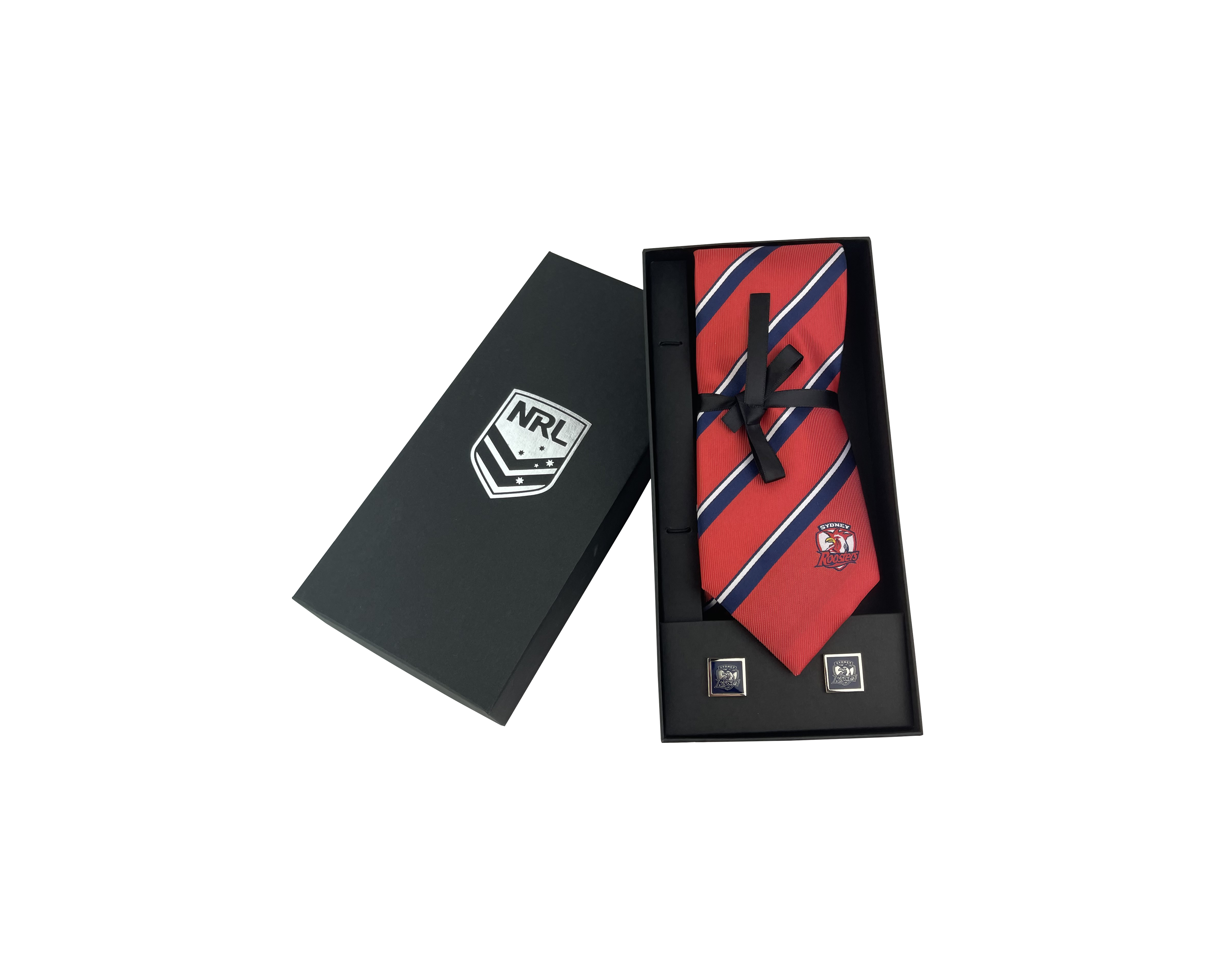 Sydney Roosters NRL Tie And Cufflinks Set