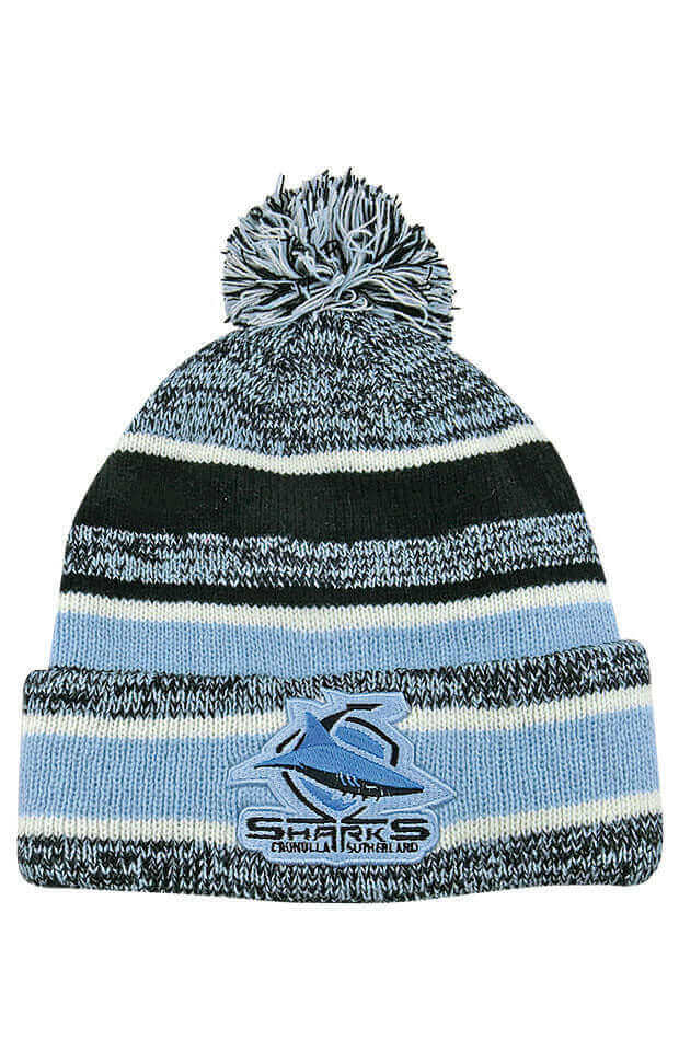 CRONULLA SHARKS NRL DYNAMO BEANIE_CRONULLA SHARKS_STUBBY CLUB