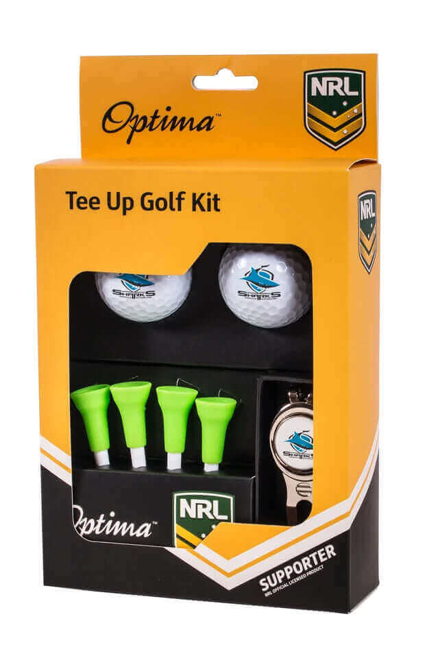 CRONULLA SHARKS NRL GOLF TEE UP GIFT PACK_CRONULLA SHARKS_STUBBY CLUB