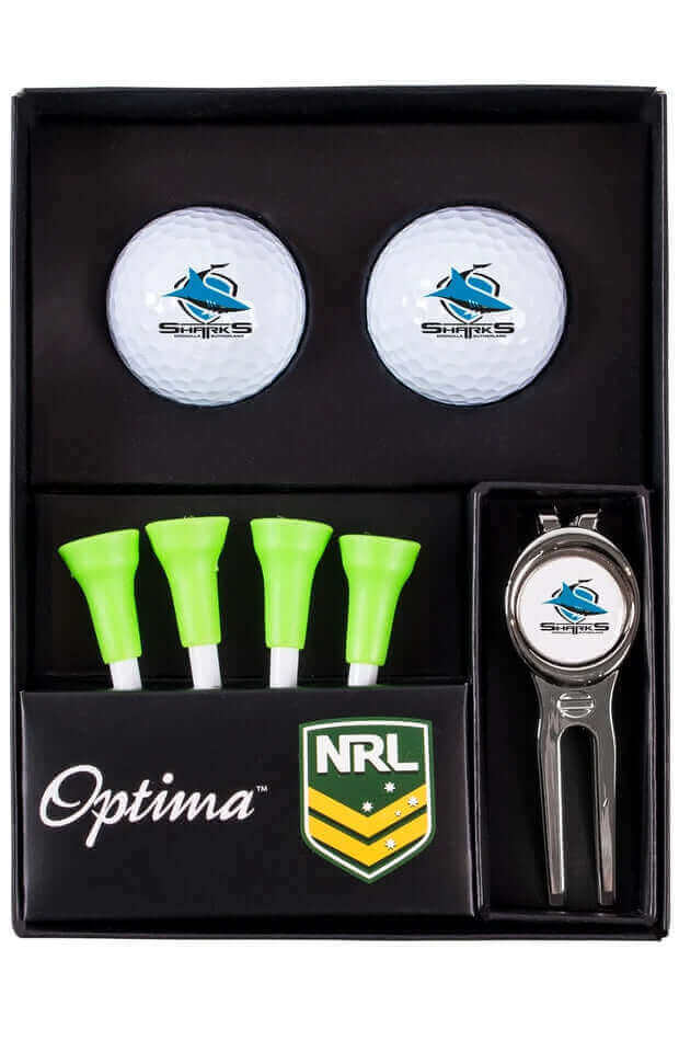 CRONULLA SHARKS NRL GOLF TEE UP GIFT PACK_CRONULLA SHARKS_STUBBY CLUB