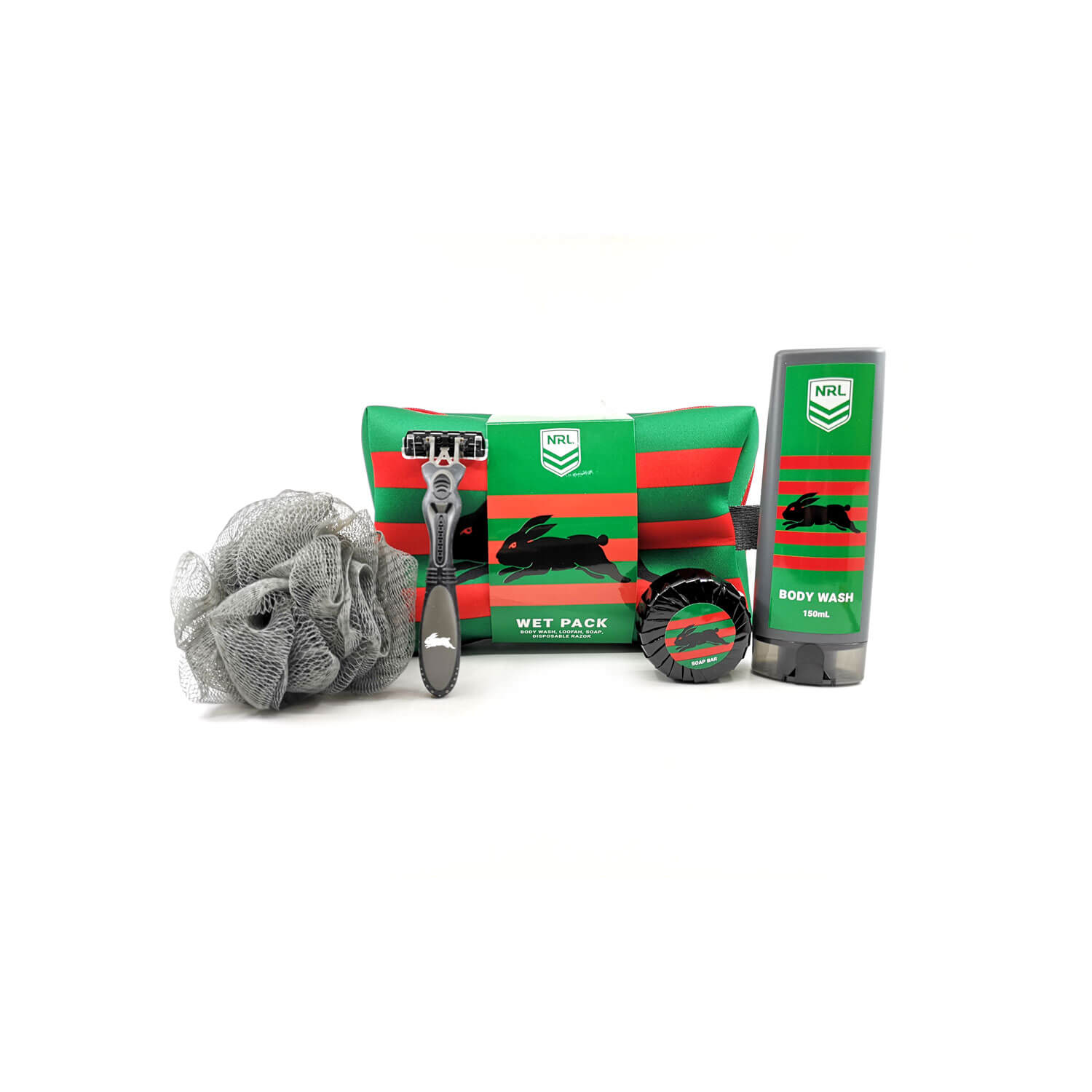 South Sydney Rabbitohs NRL Toiletry Set!