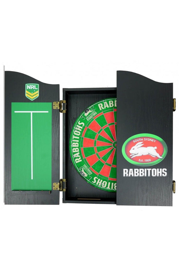 SOUTH SYDNEY RABBITOHS NRL DARTBOARD + CABINETS_OUTH SYDNEY RABBITOHS_STUBBY CLUB