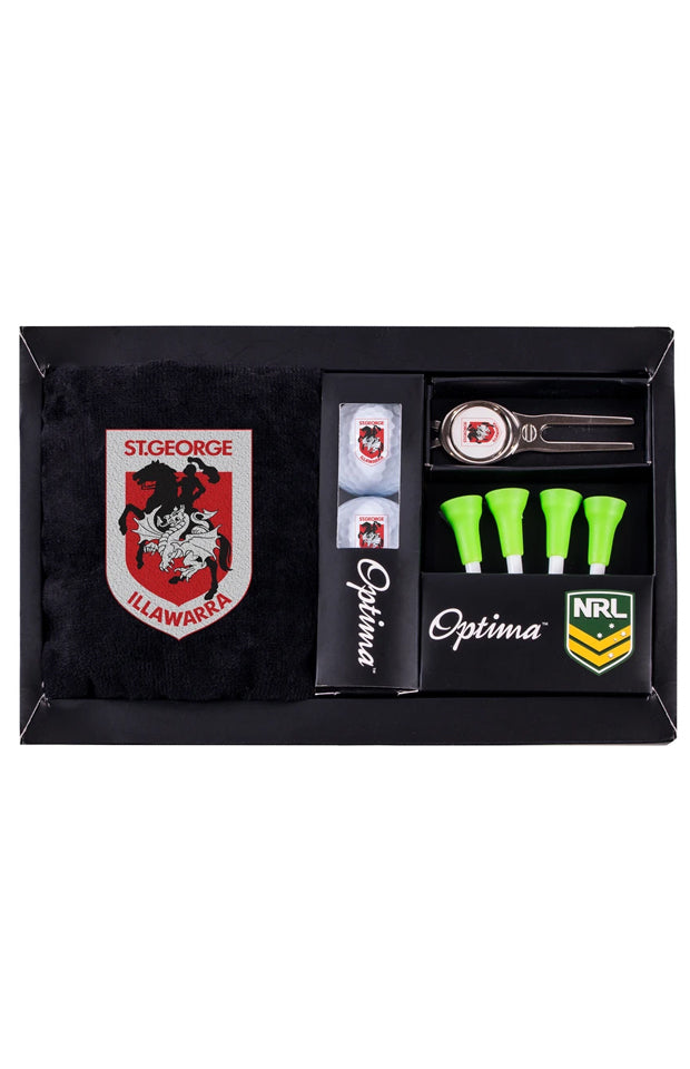 ST GEORGE ILLAWARRA DRAGONS NRL GOLF GIFT PACK_ST GEORGE ILLAWARRA DRAGONS_STUBBY CLUB