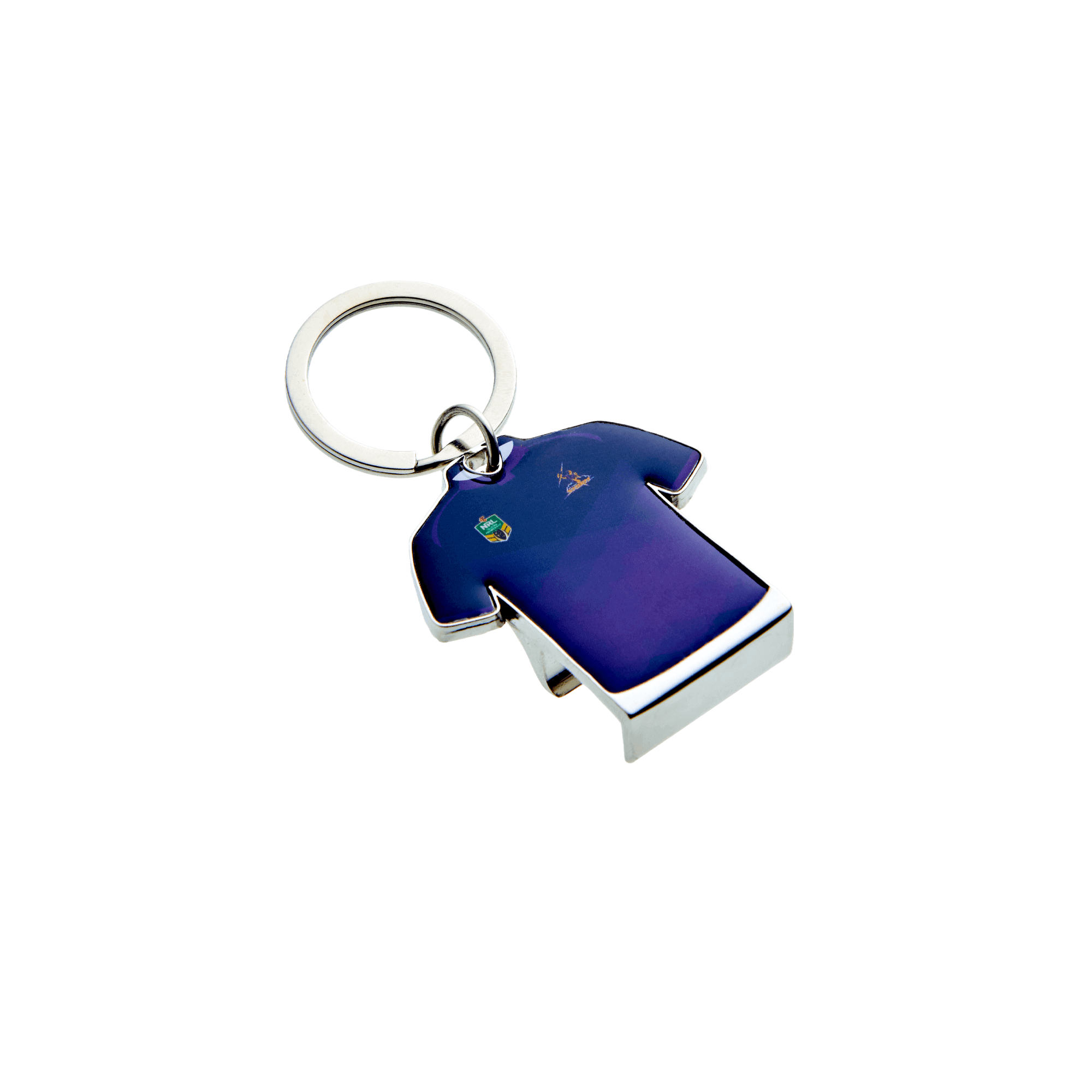 MELBOURNE STORM NRL TEAM GUERNSEY BOTTLE OPENER KEYRING_MELBOURNE STORM_STUBBY CLUB