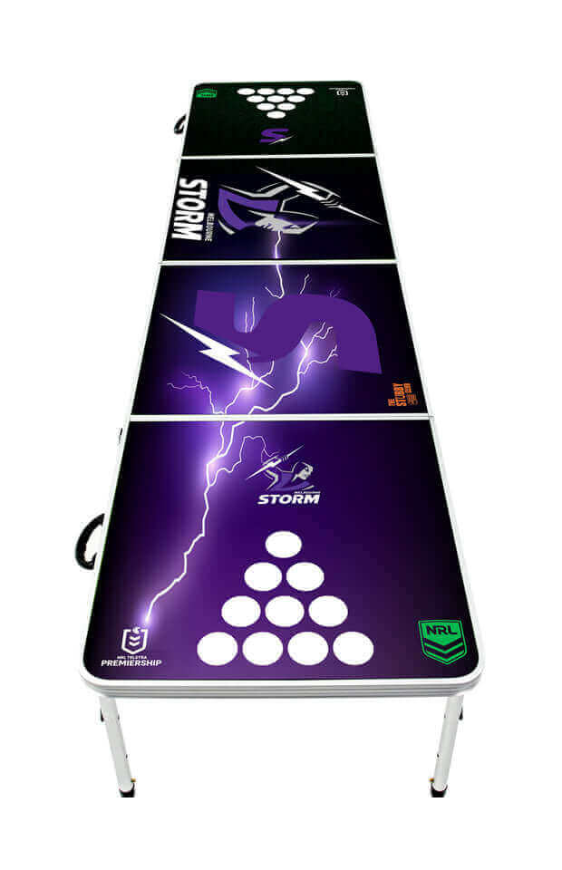 MELBOURNE STORM NRL BEER PONG TABLE_MELBOURNE STORM_STUBBY CLUB