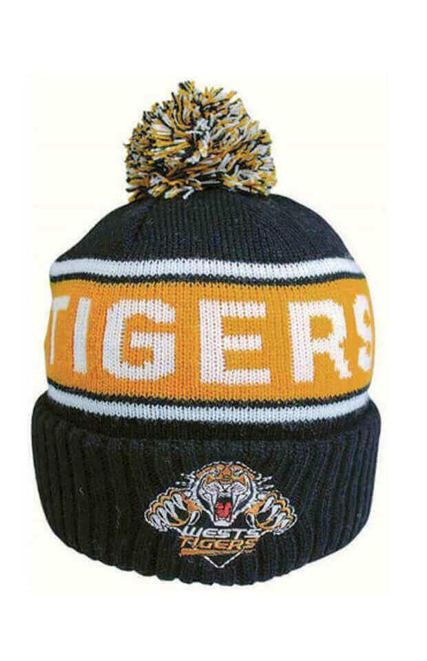 WESTS TIGERS NRL STRIKER BEANIE_WESTS TIGERS_STUBBY CLUB