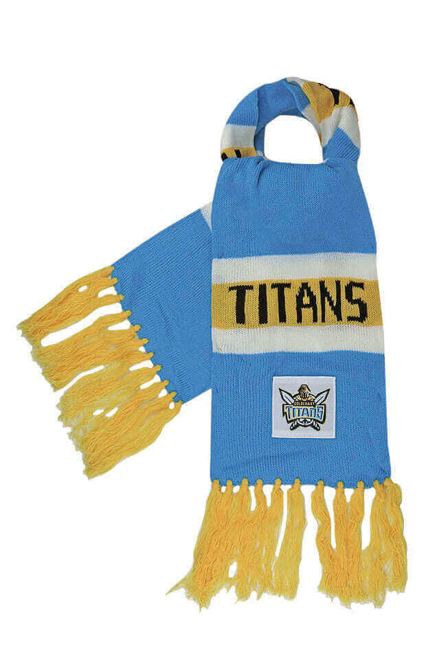 GOLD COAST TITANS NRL BAR SCARF_GOLD COAST TITANS_STUBBY CLUB