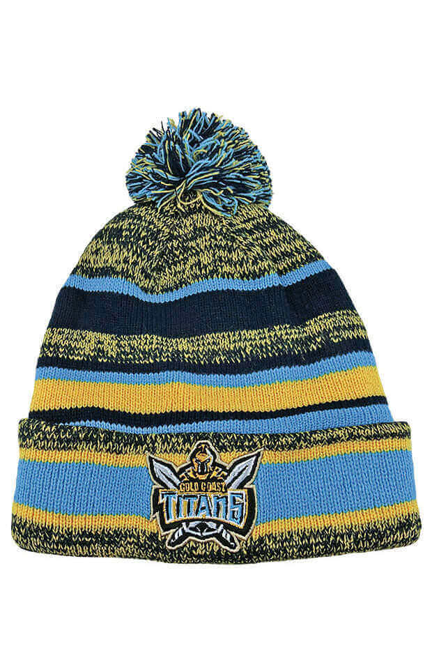 GOLD COAST TITANS NRL DYNAMO BEANIE_GOLD COAST TITANS_STUBBY CLUB