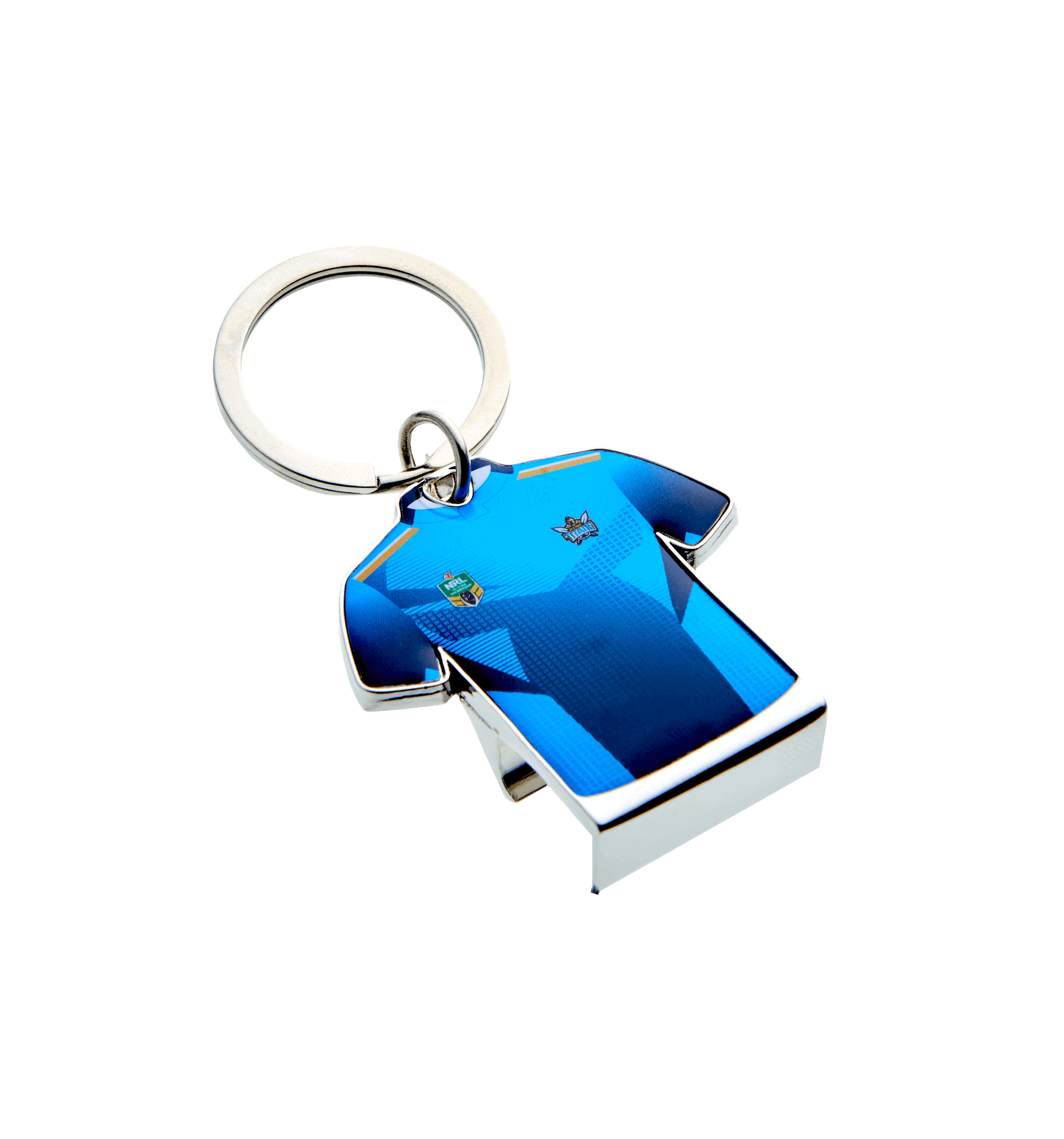 GOLD COAST TITANS NRL TEAM GUERNSY BOTTLE OPENER KEYRING_GOLD COAST TITANS_STUBBY CLUB