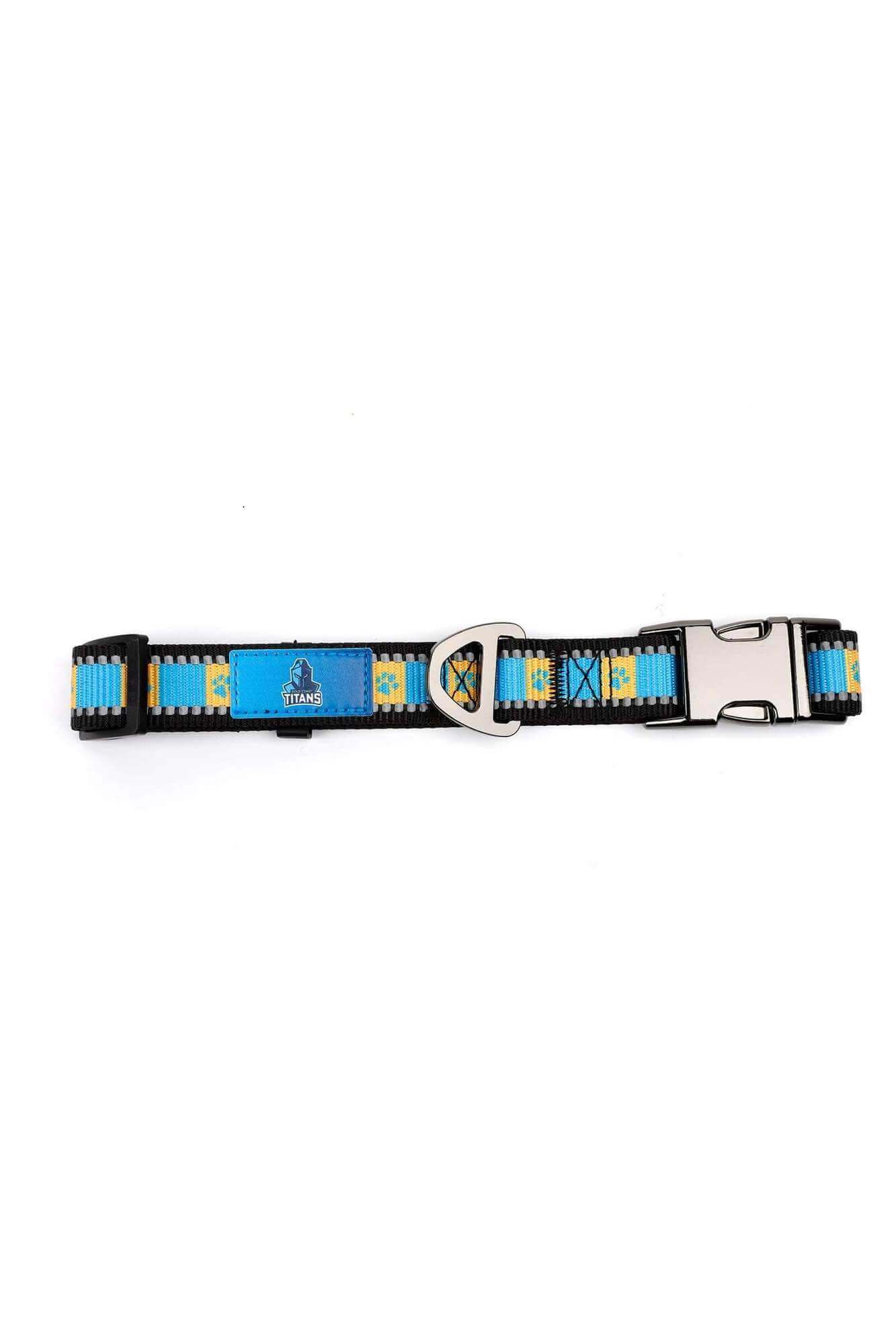 GOLD COAST TITANS NRL DOG COLLAR_GOLD COAST TITANS_STUBBY CLUB