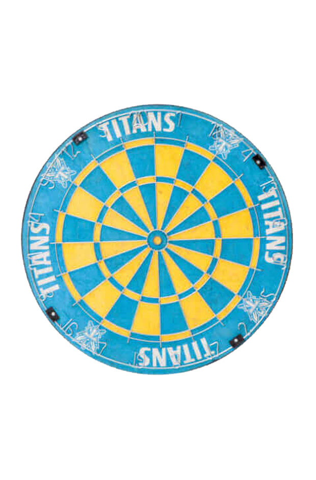 GOLD COAST TIANS NRL DARTBOARD_GOLD COAST TITANS_STUBBY CLUB