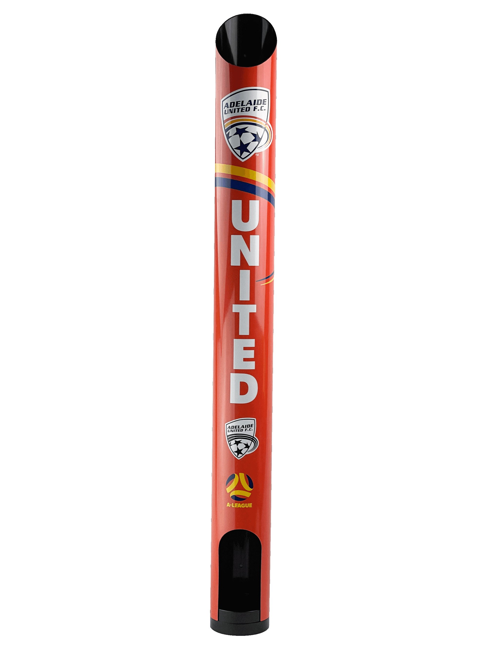 ADELAIDE UNITED A-LEAGUE FC DISPENSER_ ADELAIDE UNITED _ STUBBY CLUB