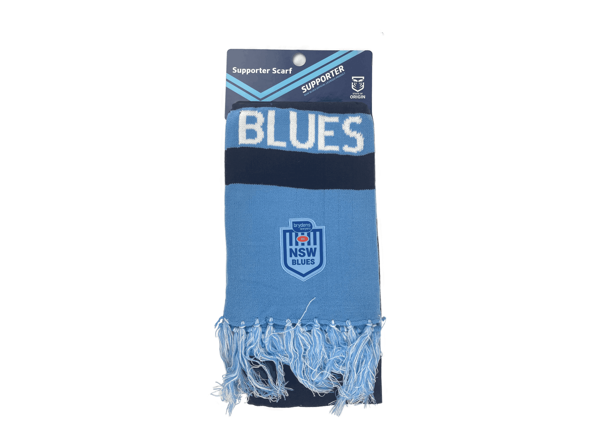 STATE OF ORIGIN NSW BLUES BLUES SCARF_STATE OF ORIGIN NSW BLUES_STUBBY CLUB