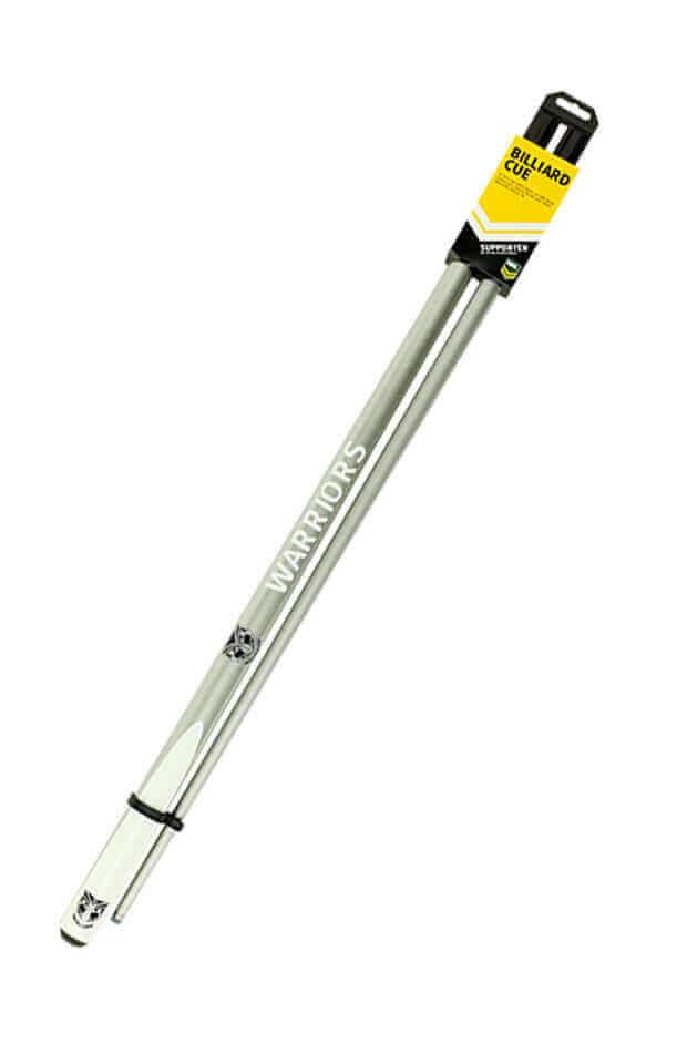 NRL 2 PIECE 57' CUE ASH SHAFT 10MM EIKMASTER TIP_NEW ZEALAND WARRIORS_STUBBY CLUB