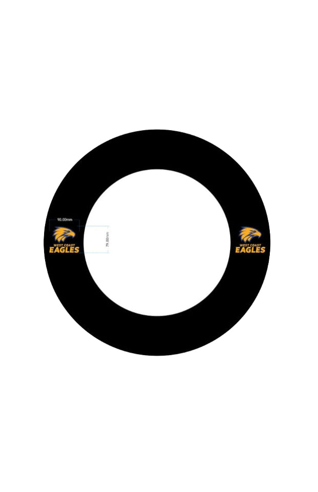 WEST COAST EAGLES AFL DARTBOARD SURROUND_WEST COAST EAGLES_STUBBY CLUB