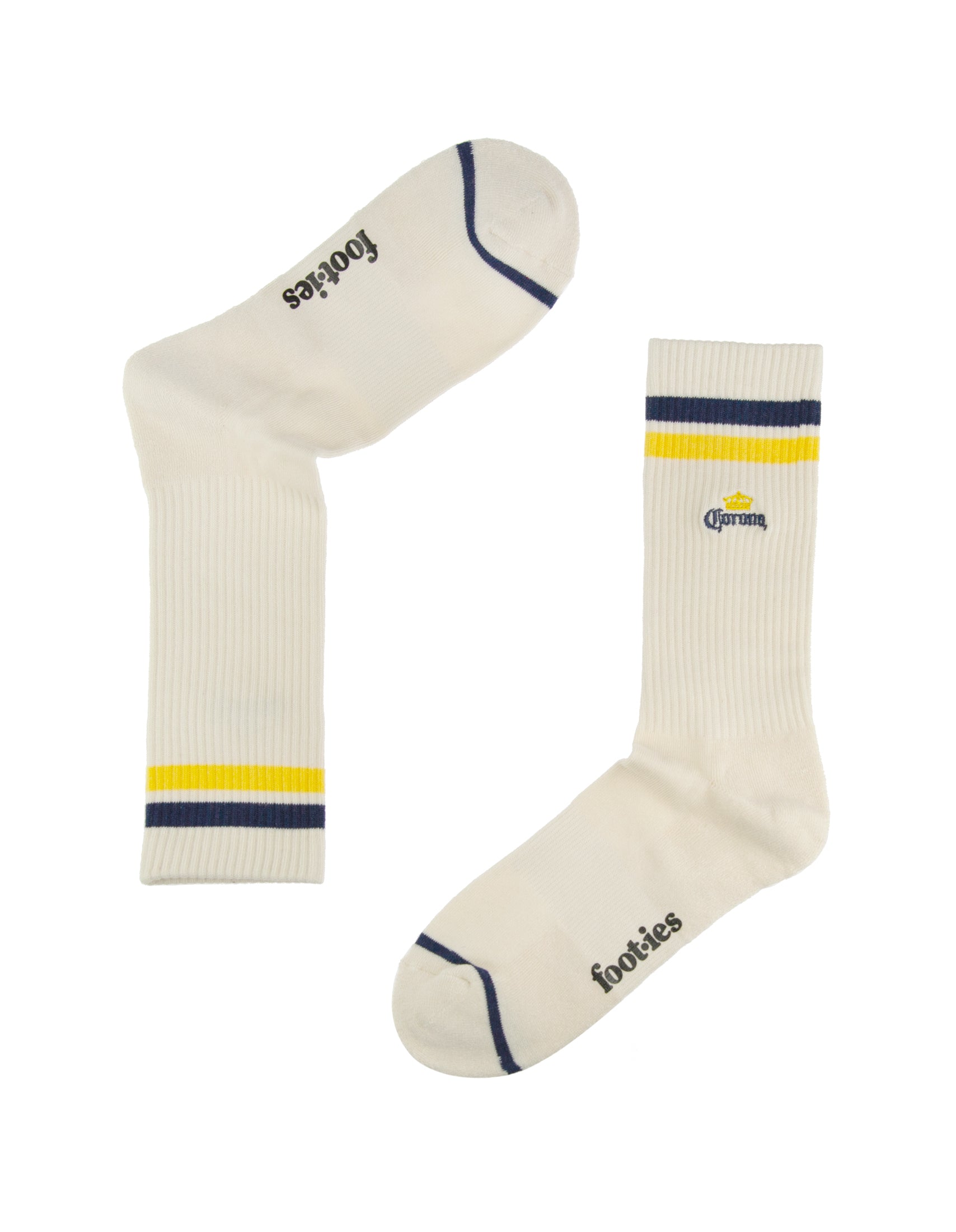 CORONA RETRO SNEAKER SOCK - 2 PACK - CREAM - M/L