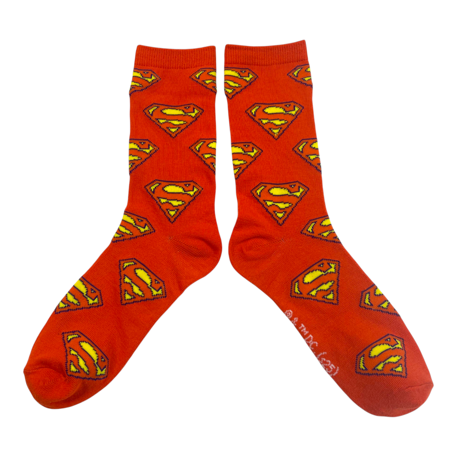 Superman Crew Kids Socks 4 Pack Asst. Size 13-3