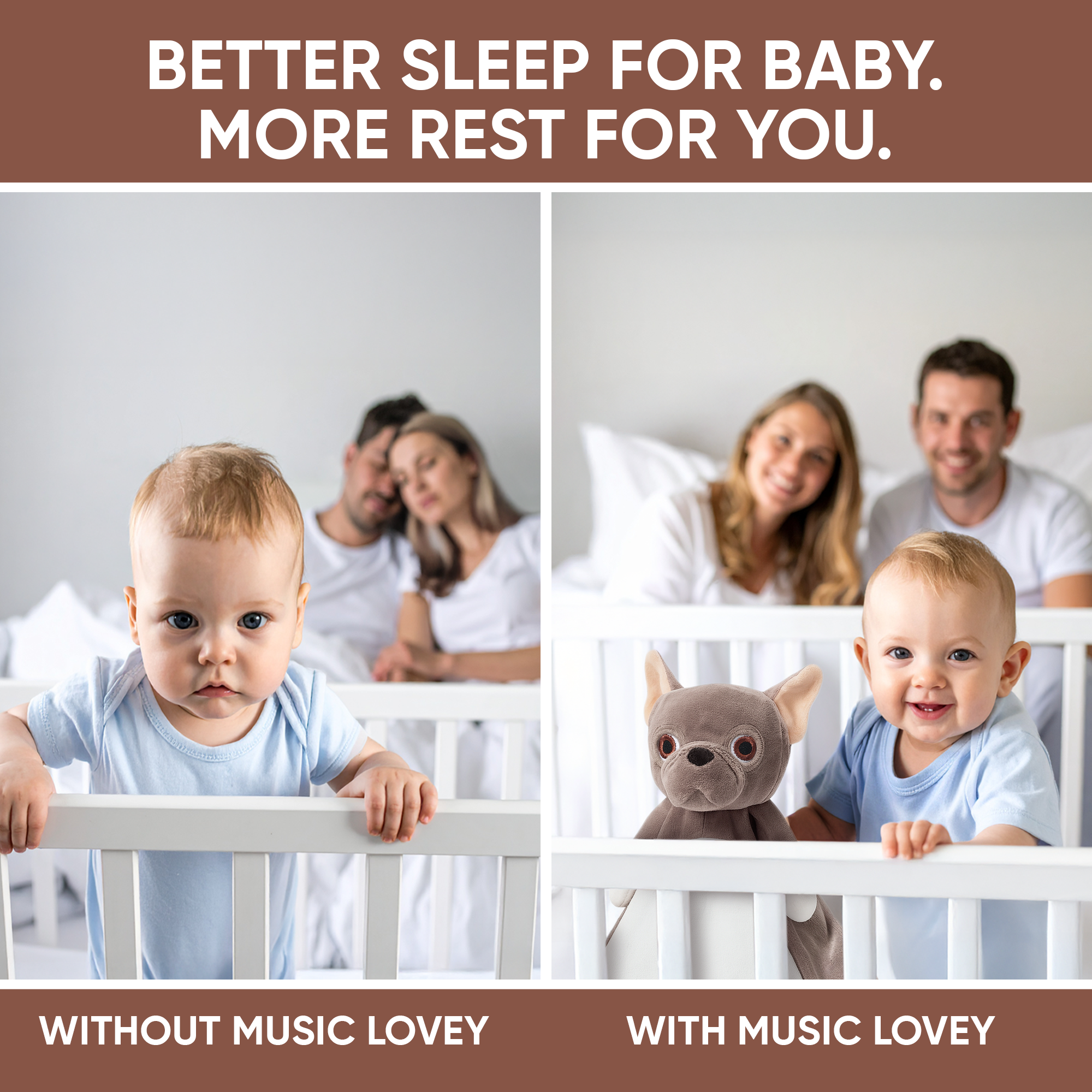 French Bulldog Musical Comforter