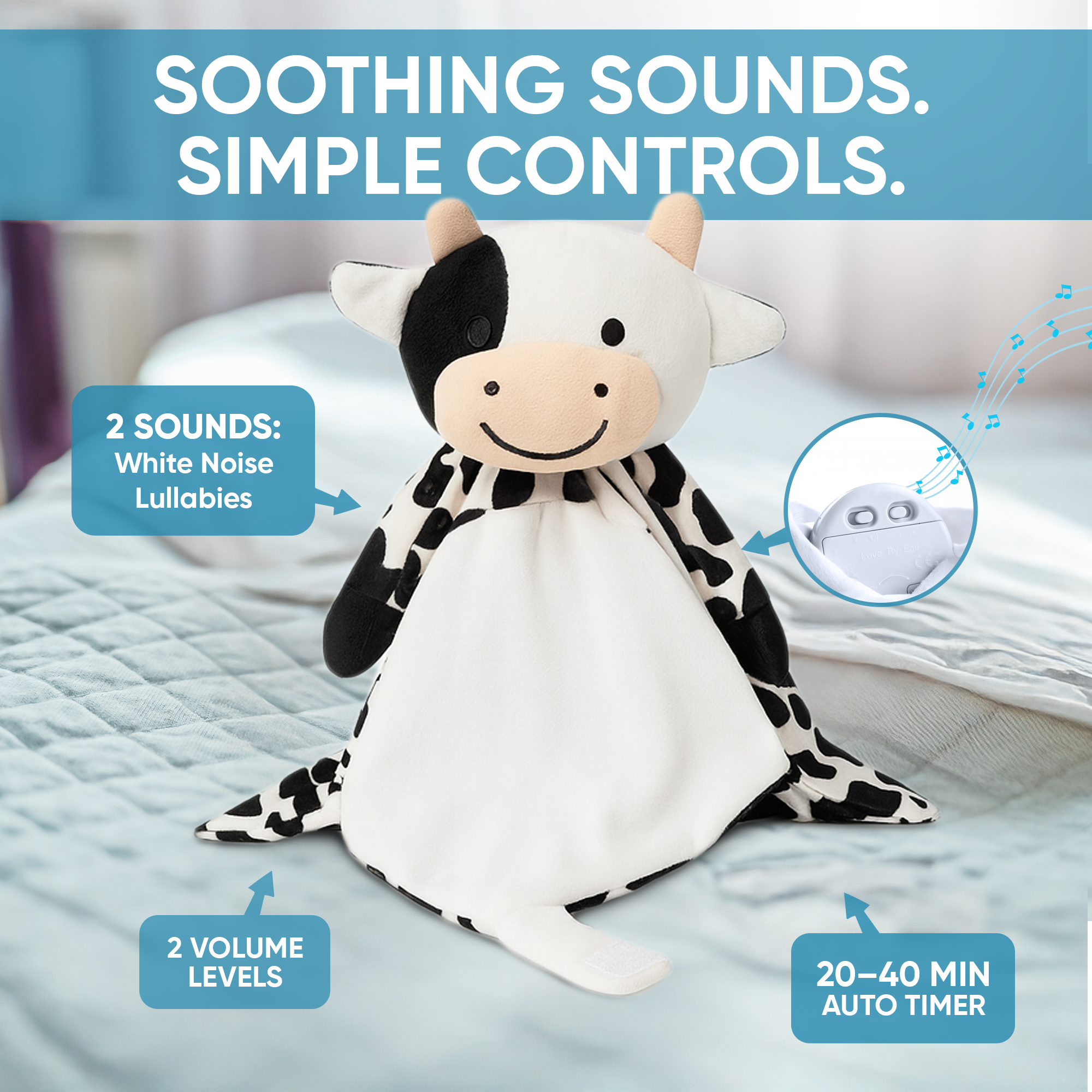 Cow Musical Comforter