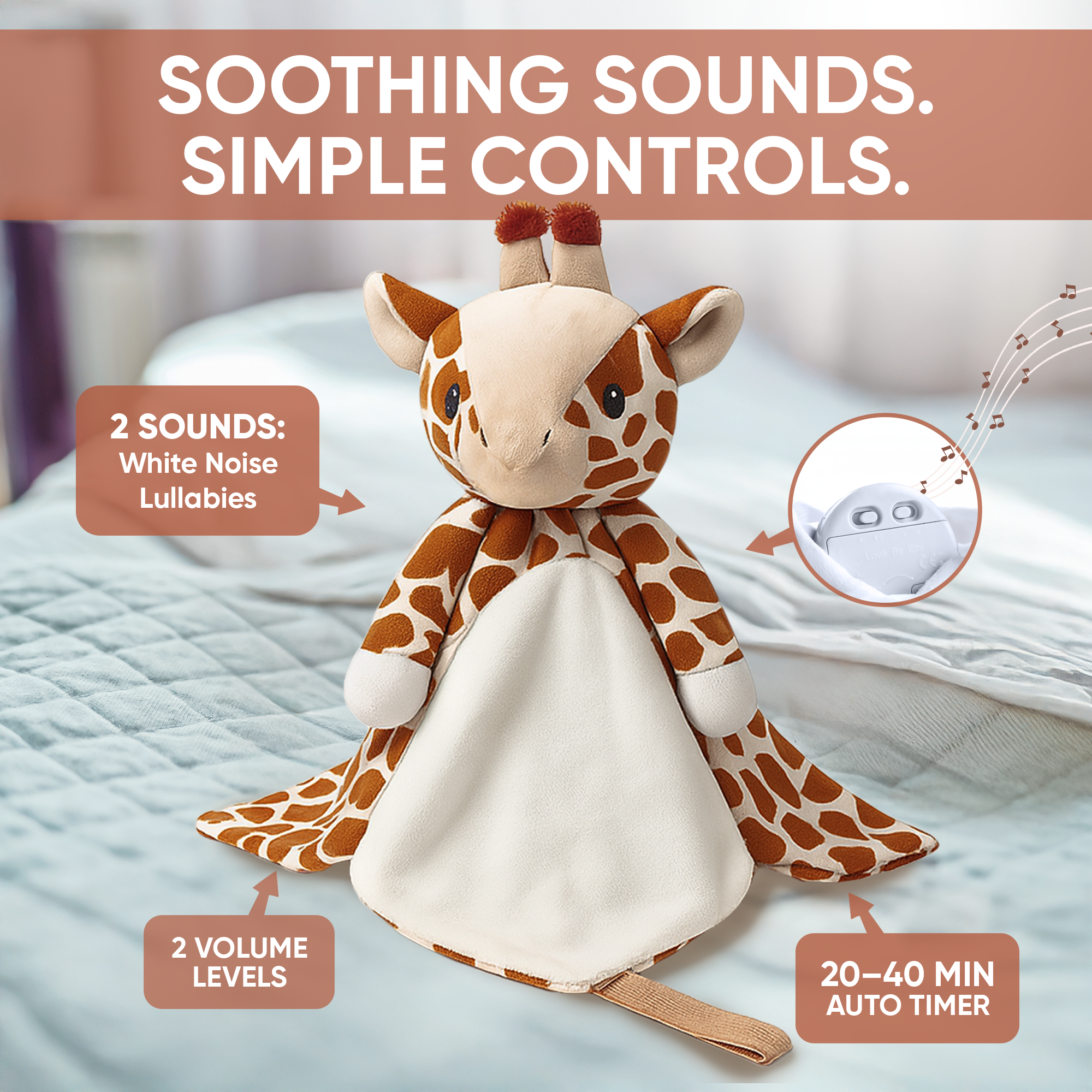 Dark Giraffe Musical Comforter
