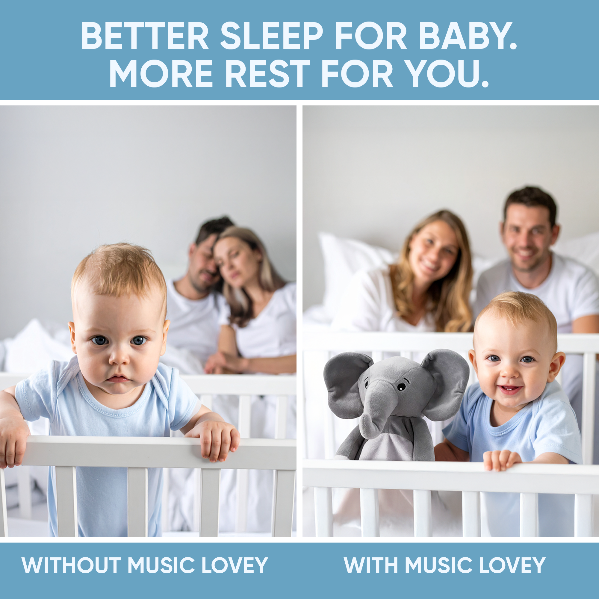Elephant Musical Comforter