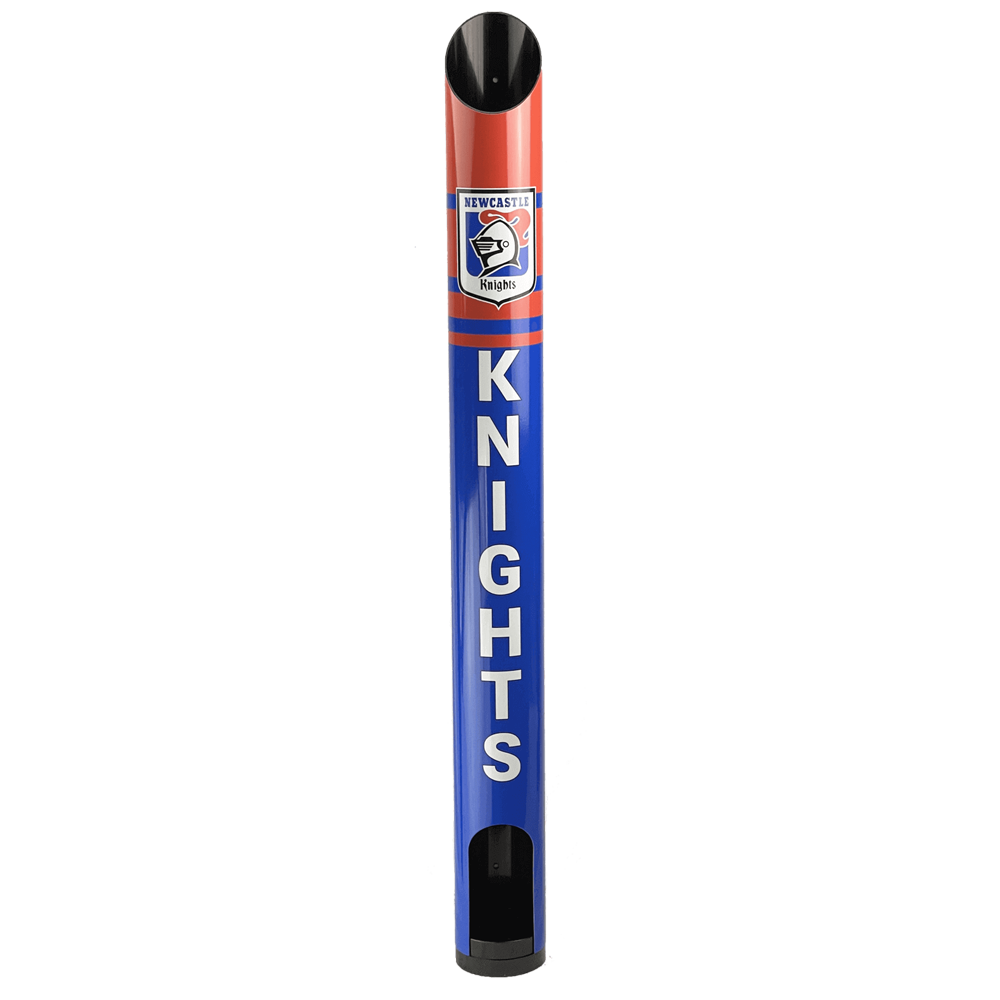 RETRO NEWCASTLE KNIGHTS NRL STUBBY HOLDER DISPENSER