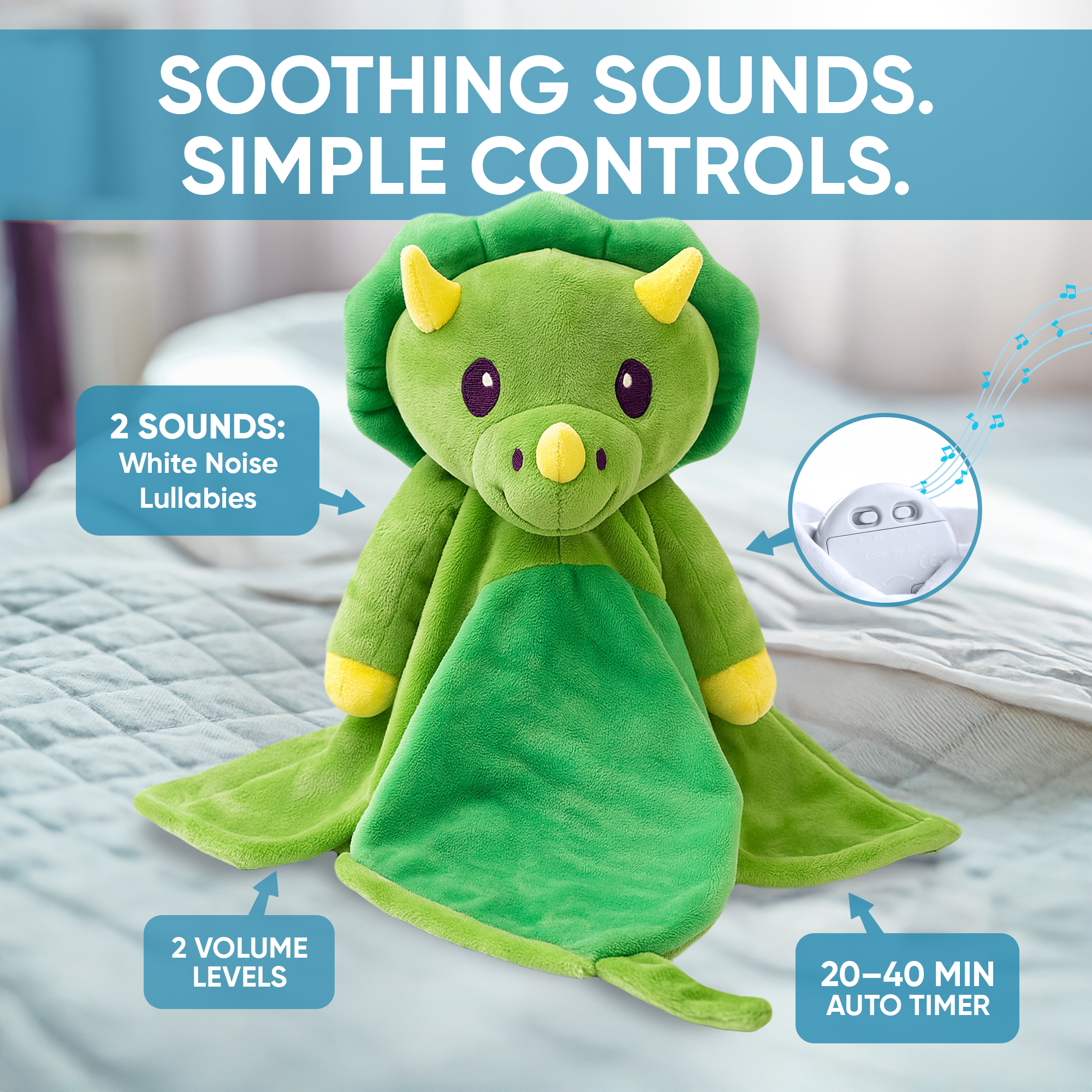 Dinosaur Musical Comforter