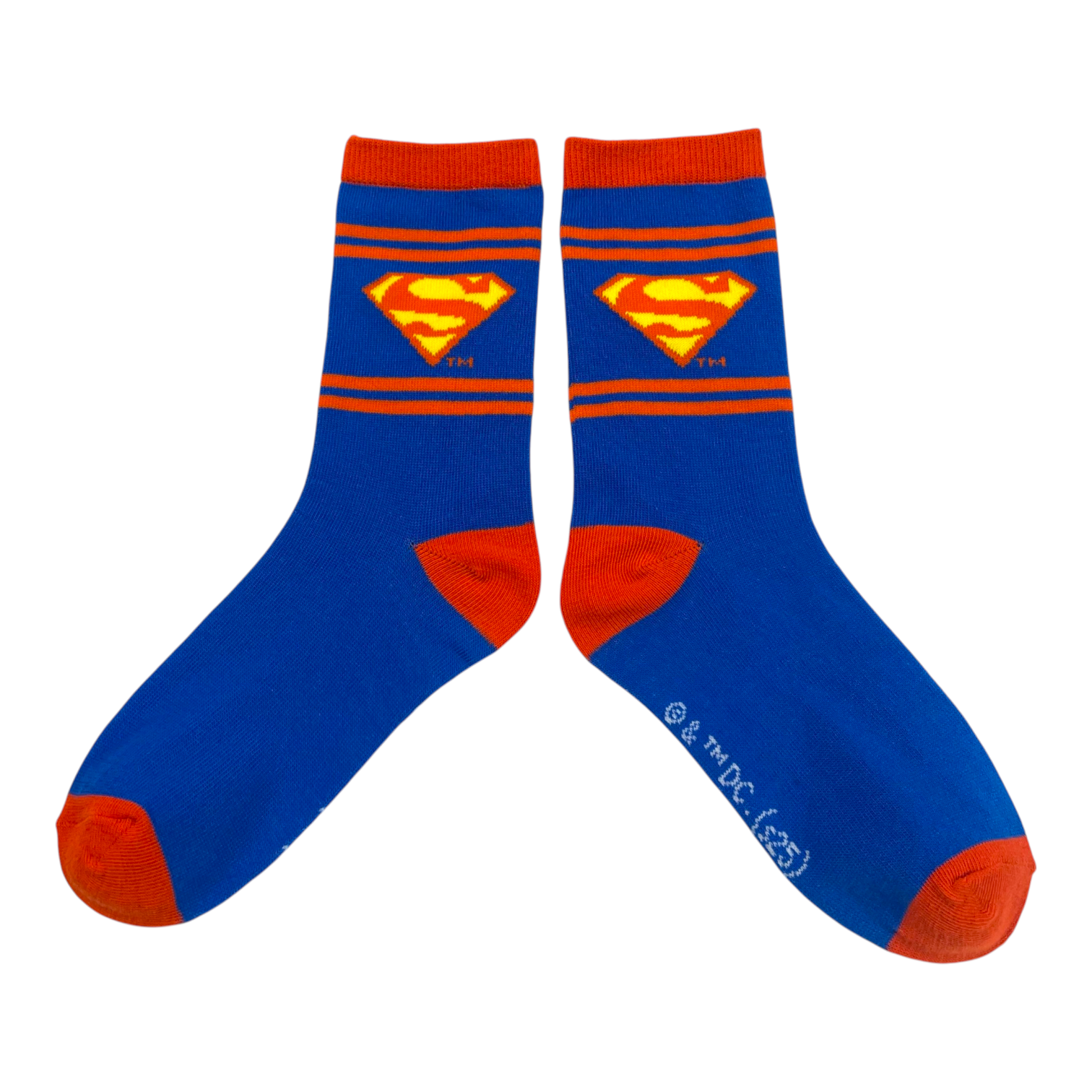 Superman Crew Kids Sock 4 Pack Asst. Size 9-12