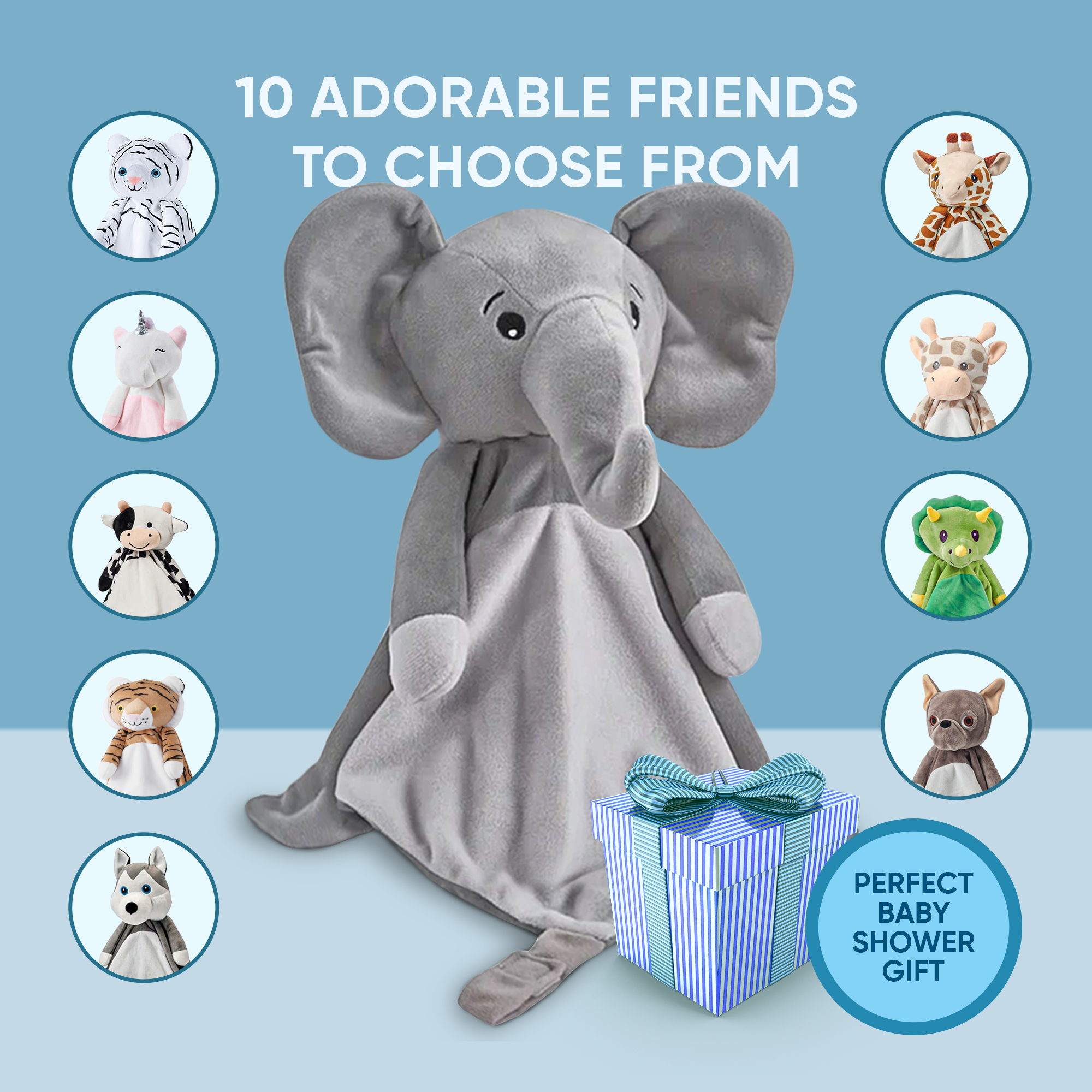 Elephant Musical Comforter
