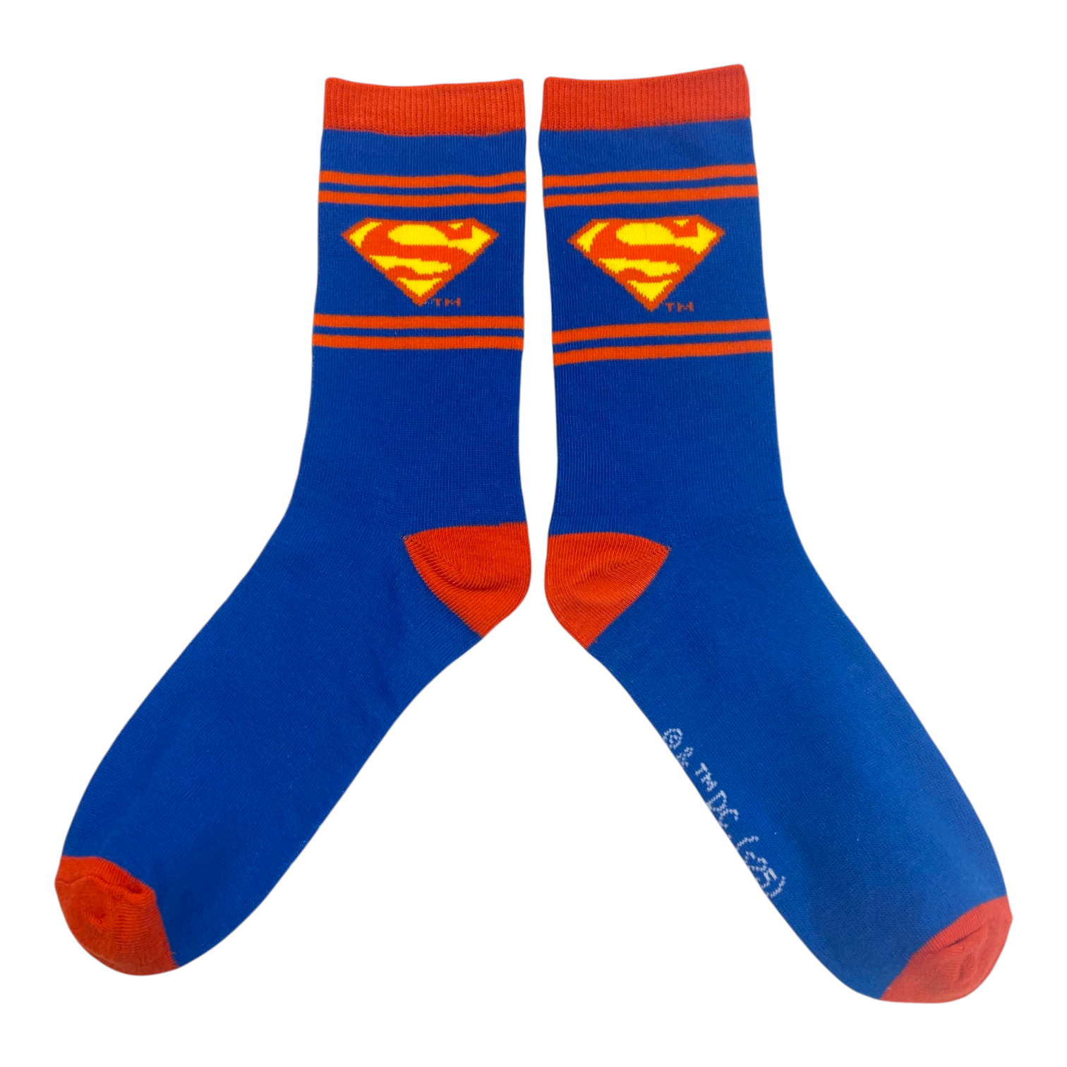 Superman Crew Kids Socks 4 Pack Asst. Size 13-3