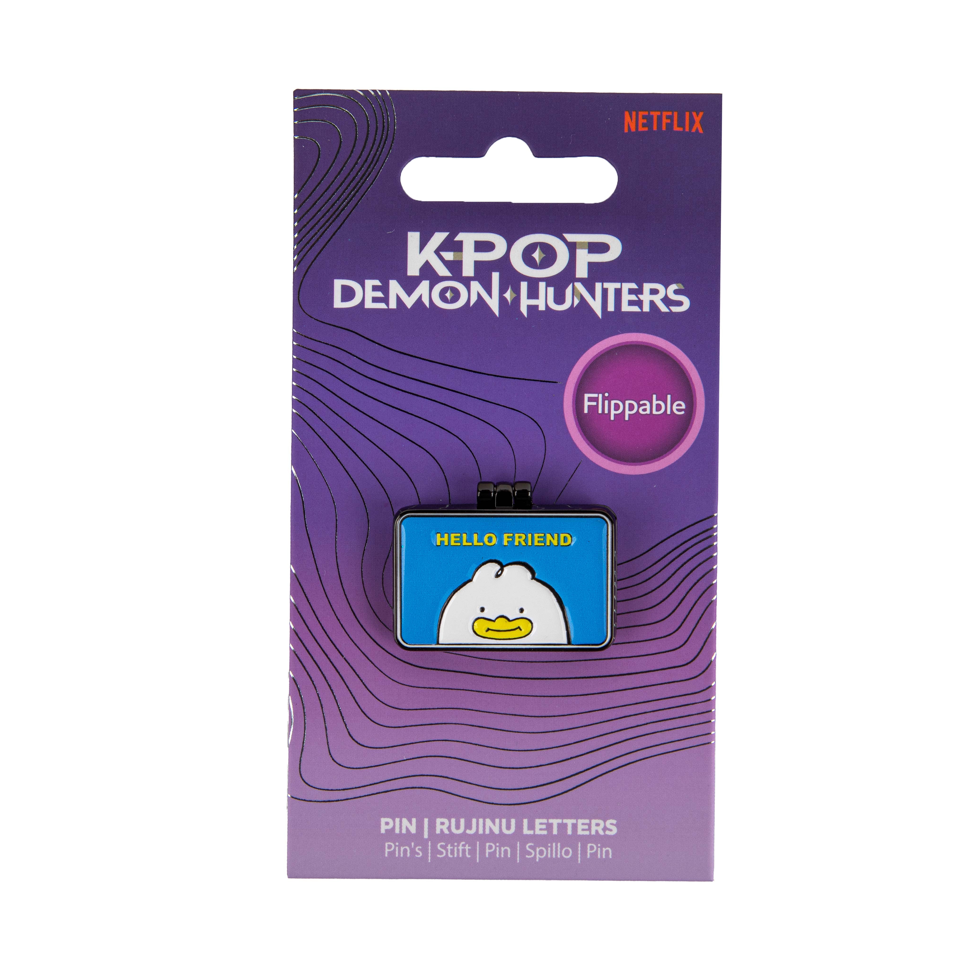 K-Pop Demon Hunters Rujinu Letters Pin