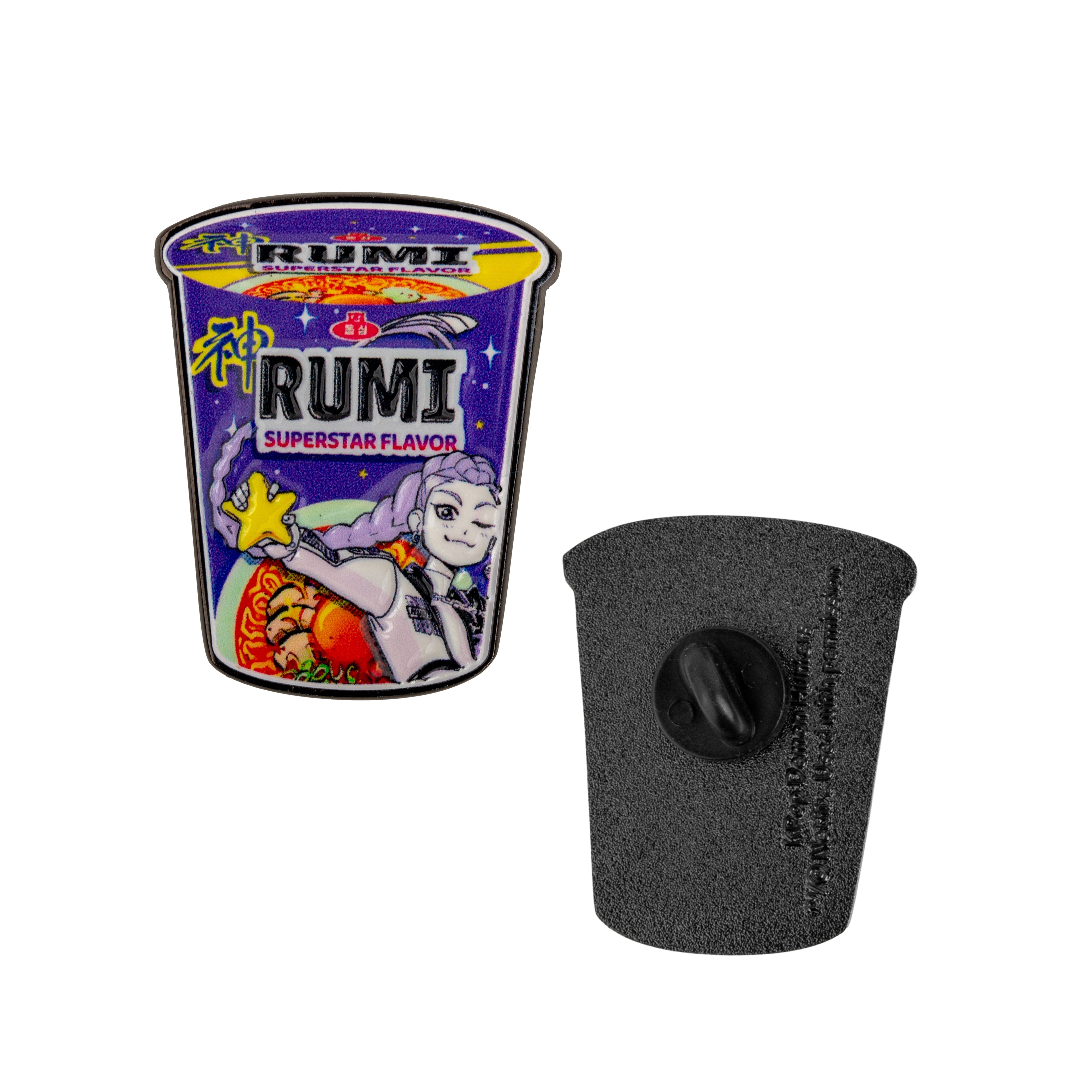 K-Pop Demon Hunters Rumi Superstar Flavour Noddles Pin