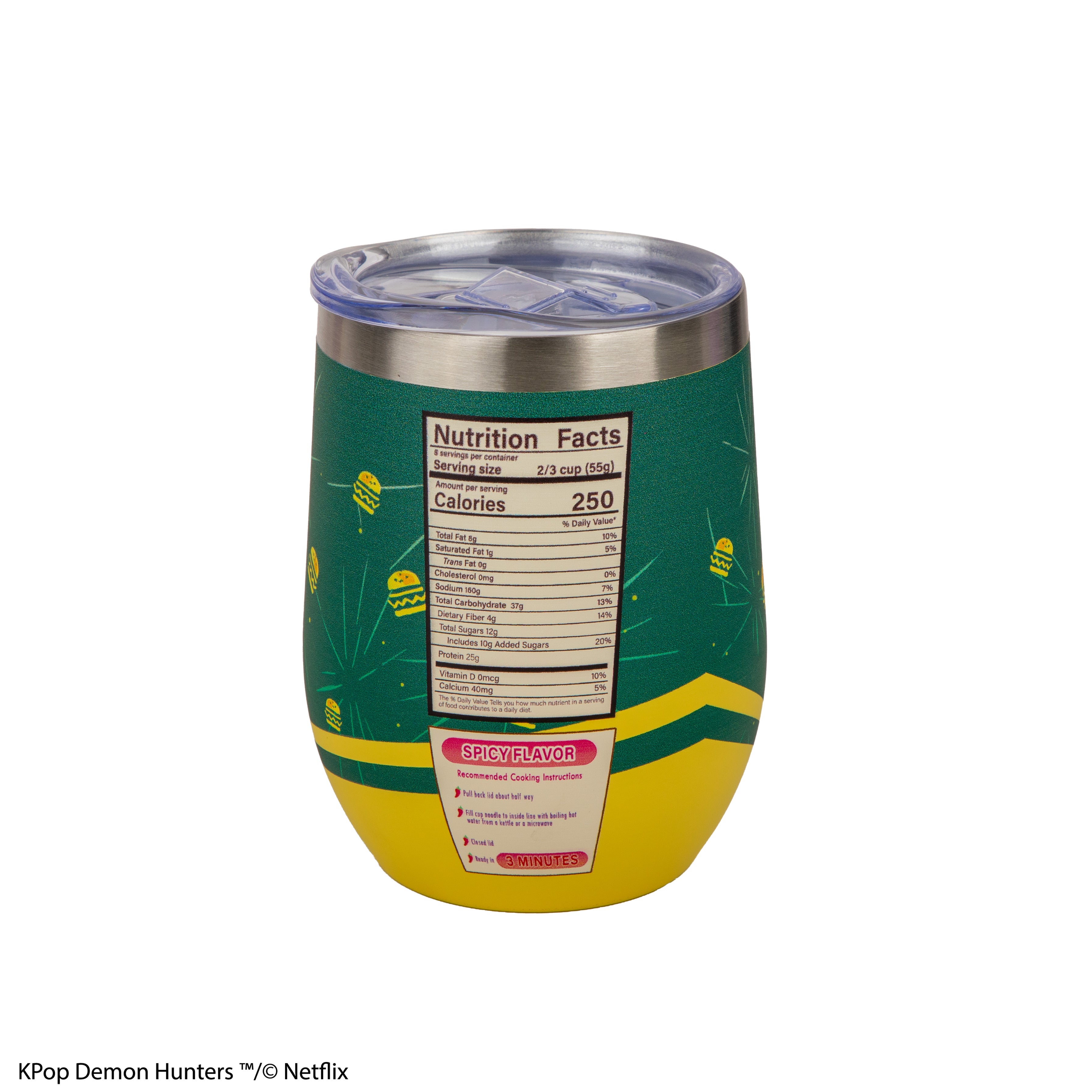 K-Pop Demon Hunters Zoey Hamburger Travel Mug