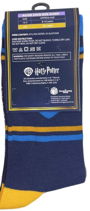 Harry Potter Crew Kids Sock 4 Pack Asst. Size 9-12