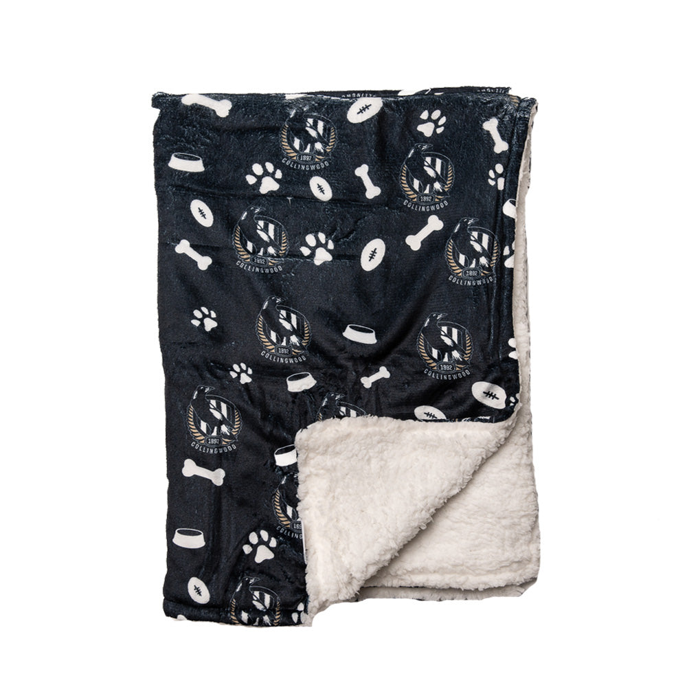 Collingwood Magpies AFL Dog Blanket