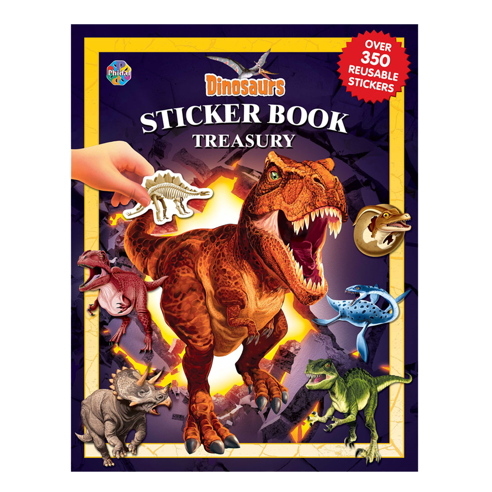 DINOSAURS STICKER BOOK TREASURY