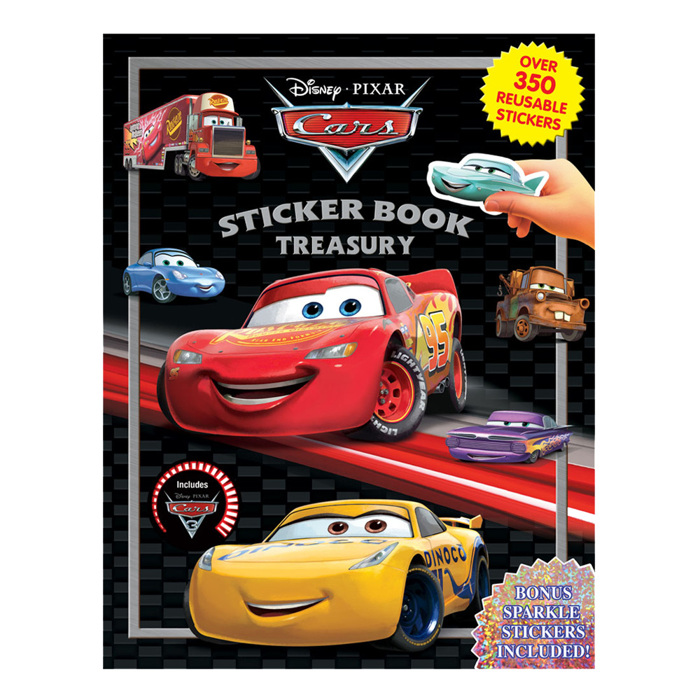 DISNEY CARS STICKER BOOK TREASURY