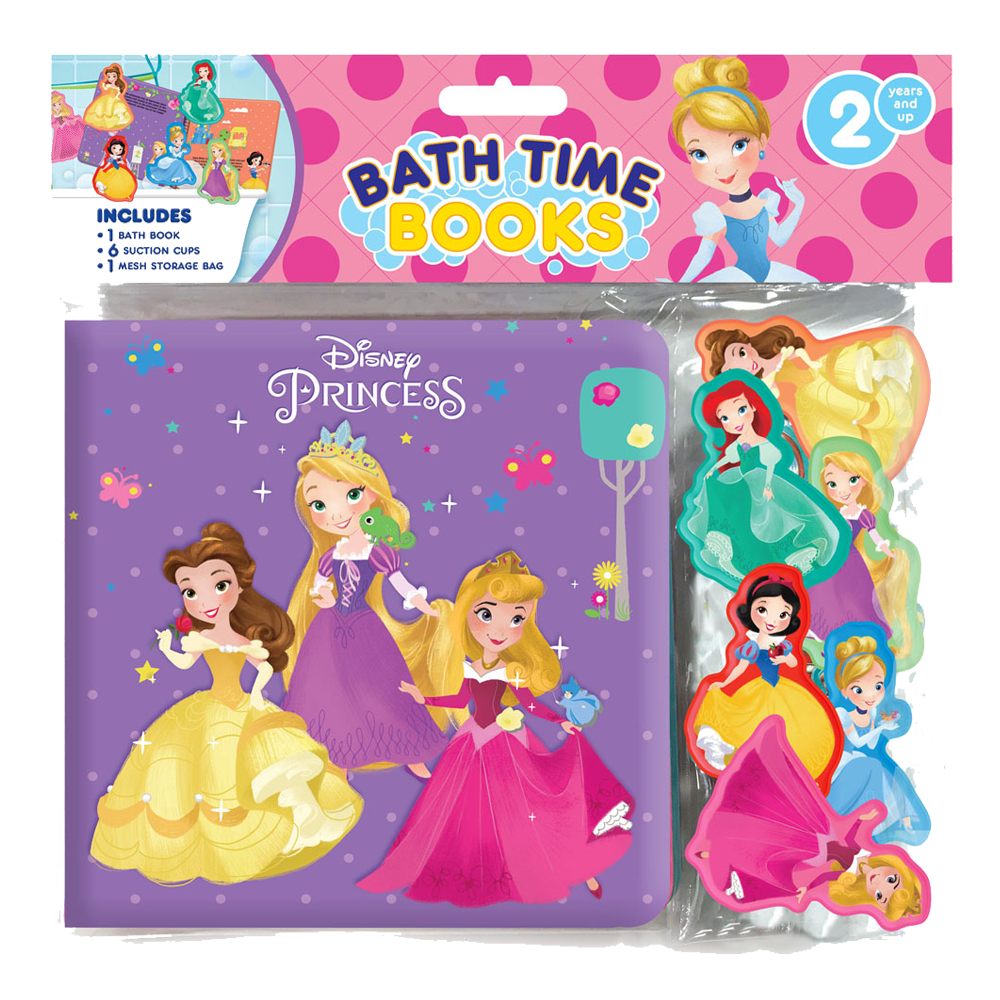 DISNEY PRINCESS BATHTIME BOOKS (EVA bag)