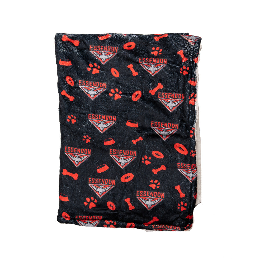 Essendon Bombers AFL Dog Blanket