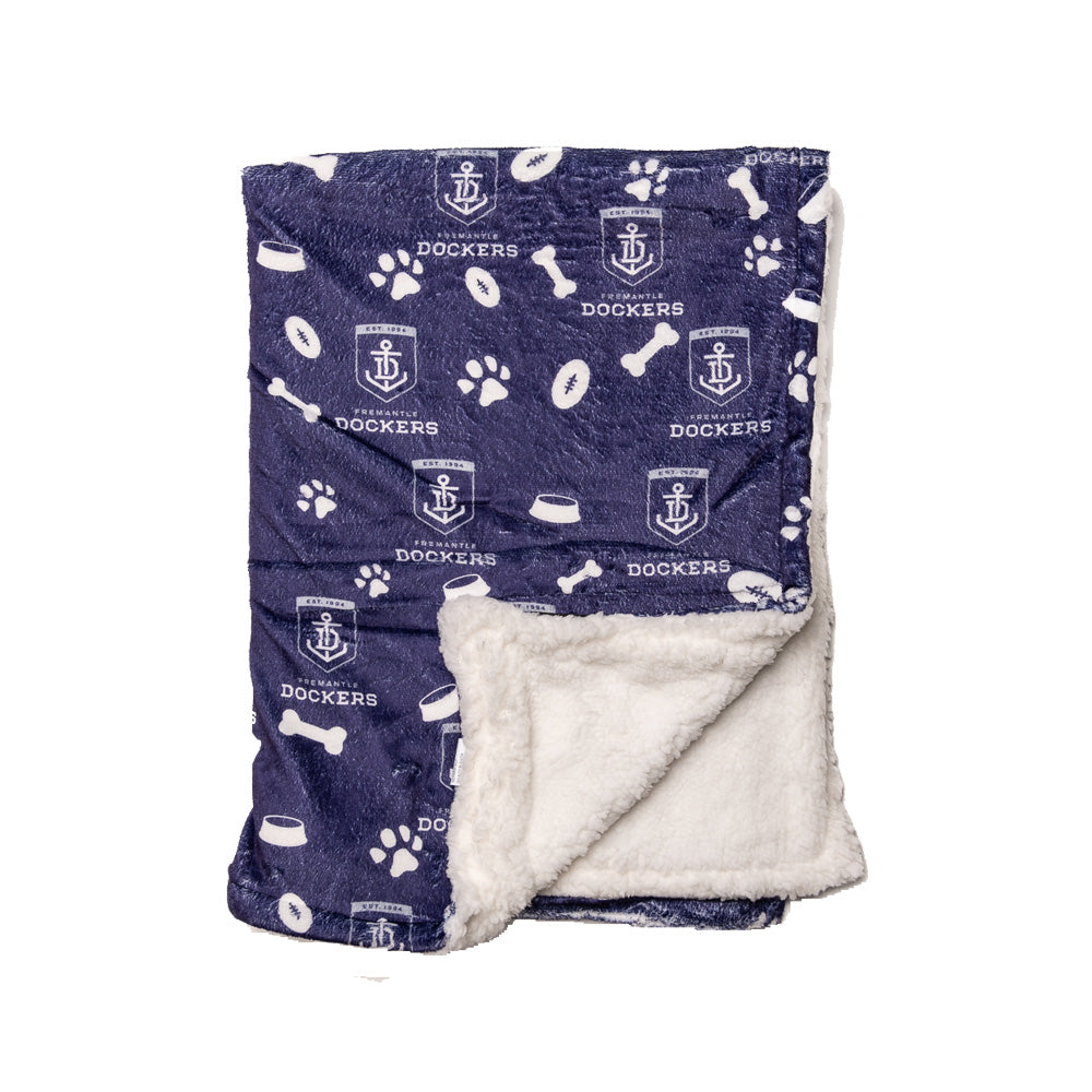 Fremantle Dockers AFL Dog Blanket