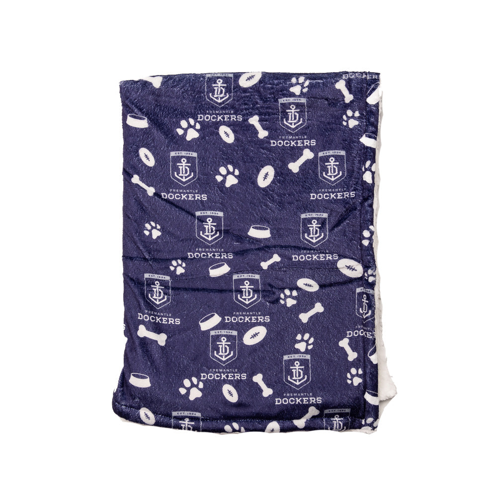 Fremantle Dockers AFL Dog Blanket