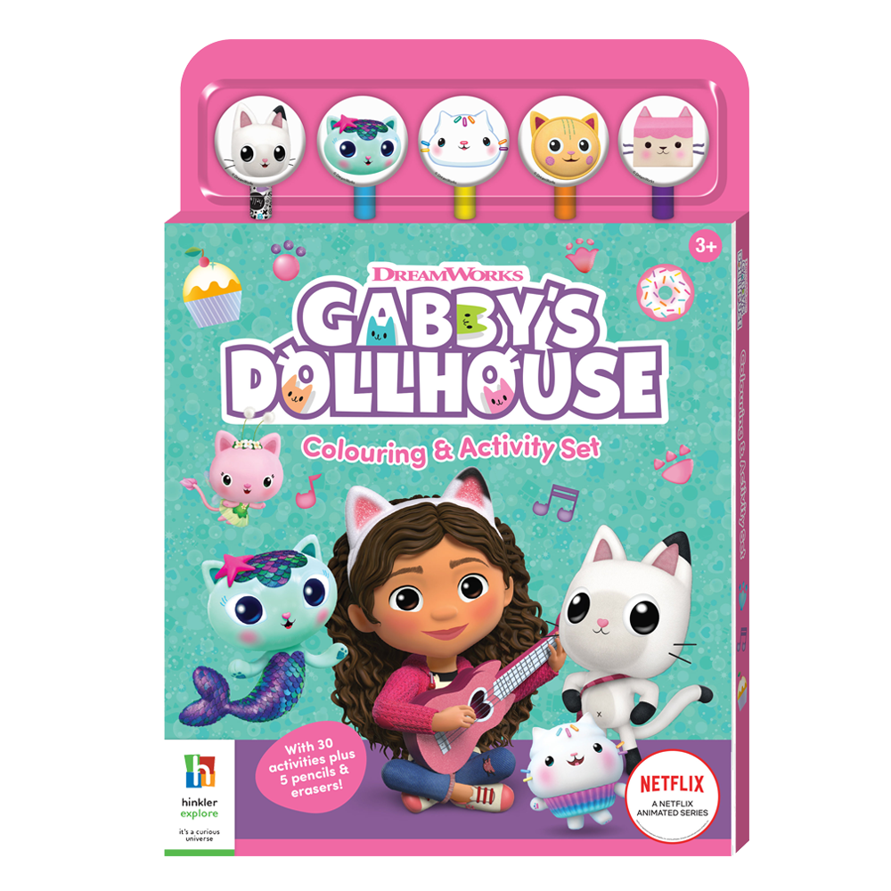 Gabby's Dollhouse Colouring & Activity Set