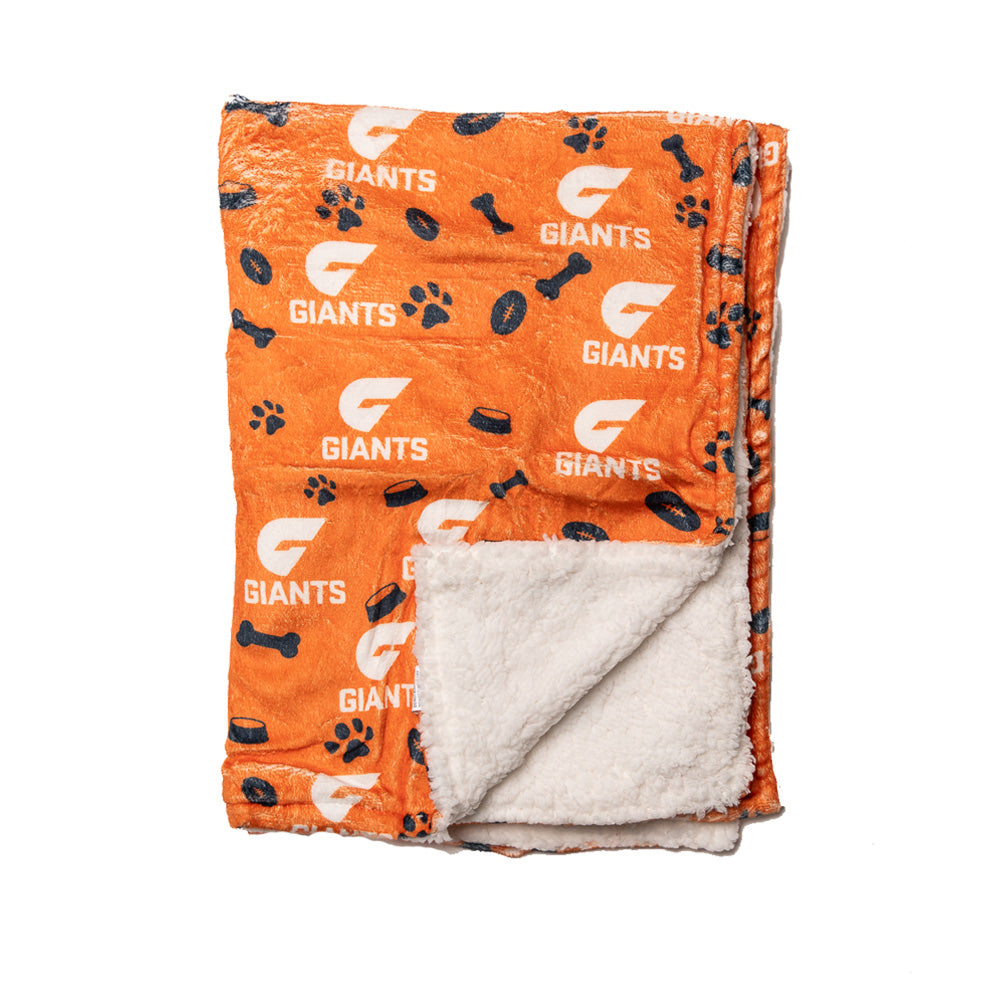 GWS Giants AFL Dog Blanket