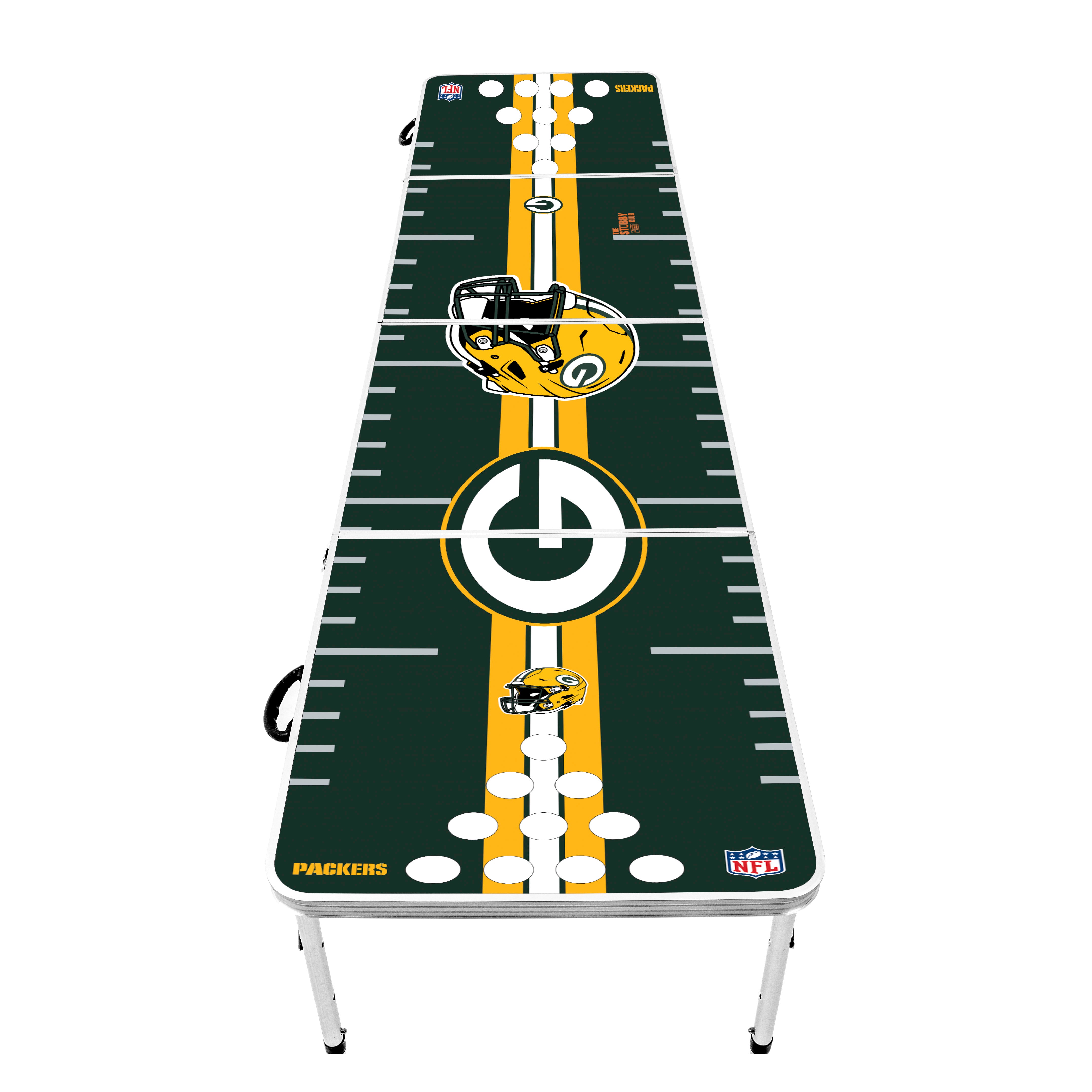 Green Bay Packers NFL Beer Pong Table