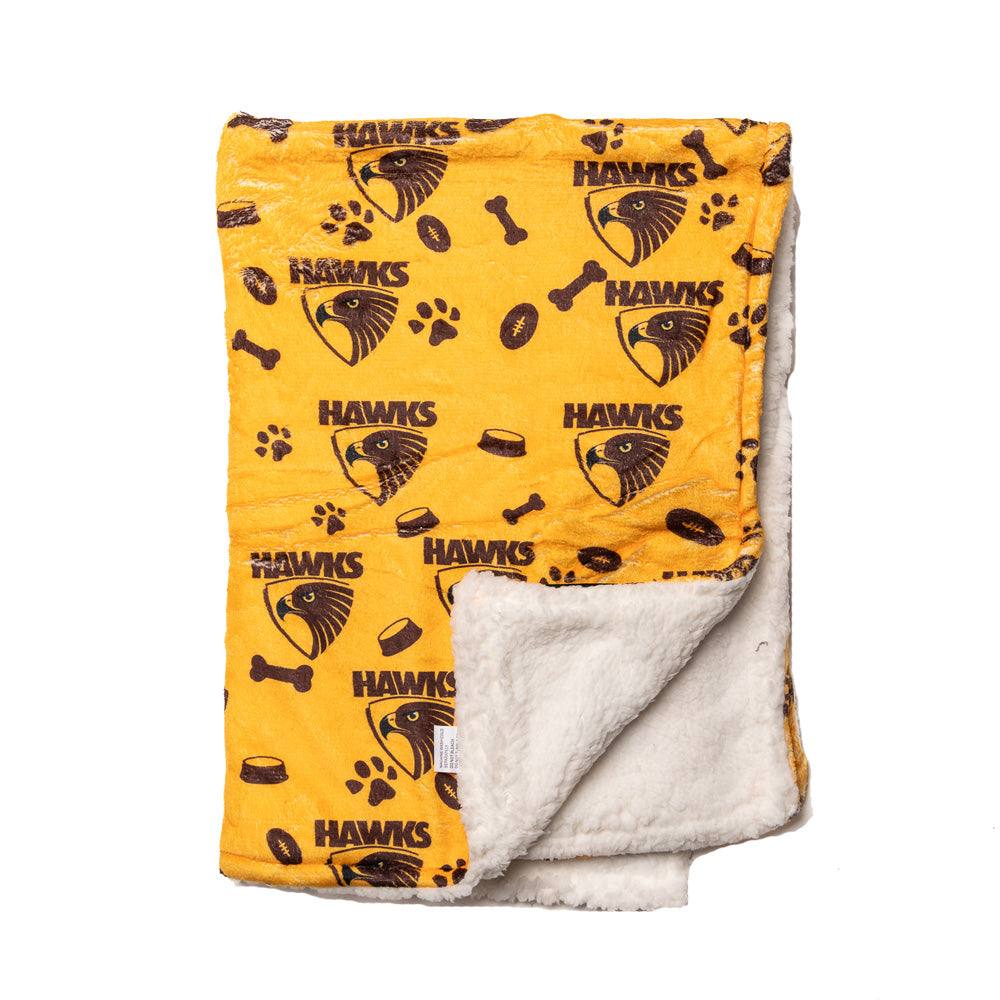 Hawthorn Hawks AFL Dog Blanket