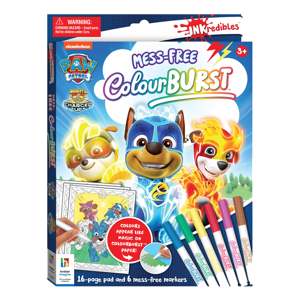 Inkredibles Colour Burst Paw Patrol Mighty Pups