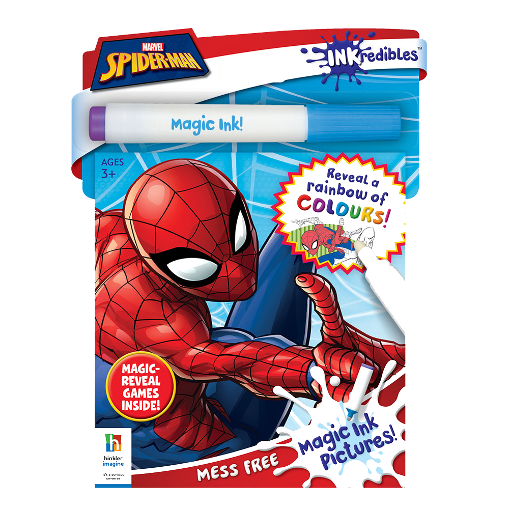 Inkredibles Spider-Man Magic Ink Pictures